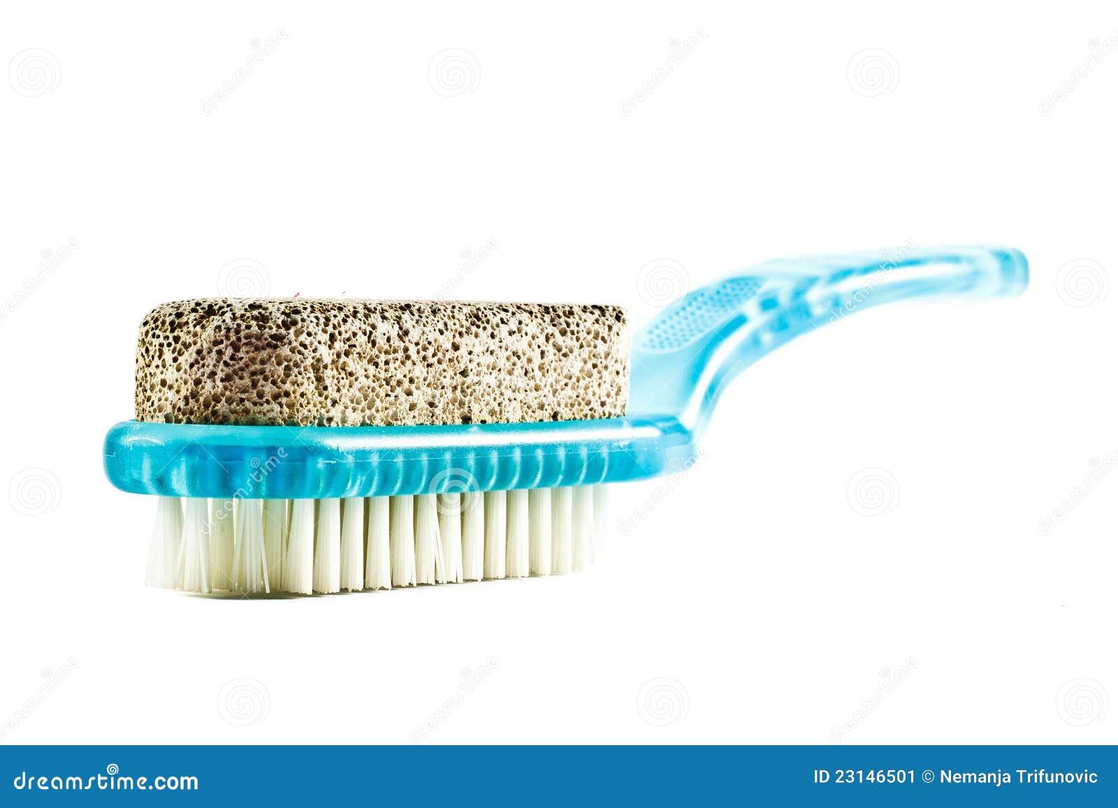 Pumice stone and brush stock image. Image of stone, scrub 23146501