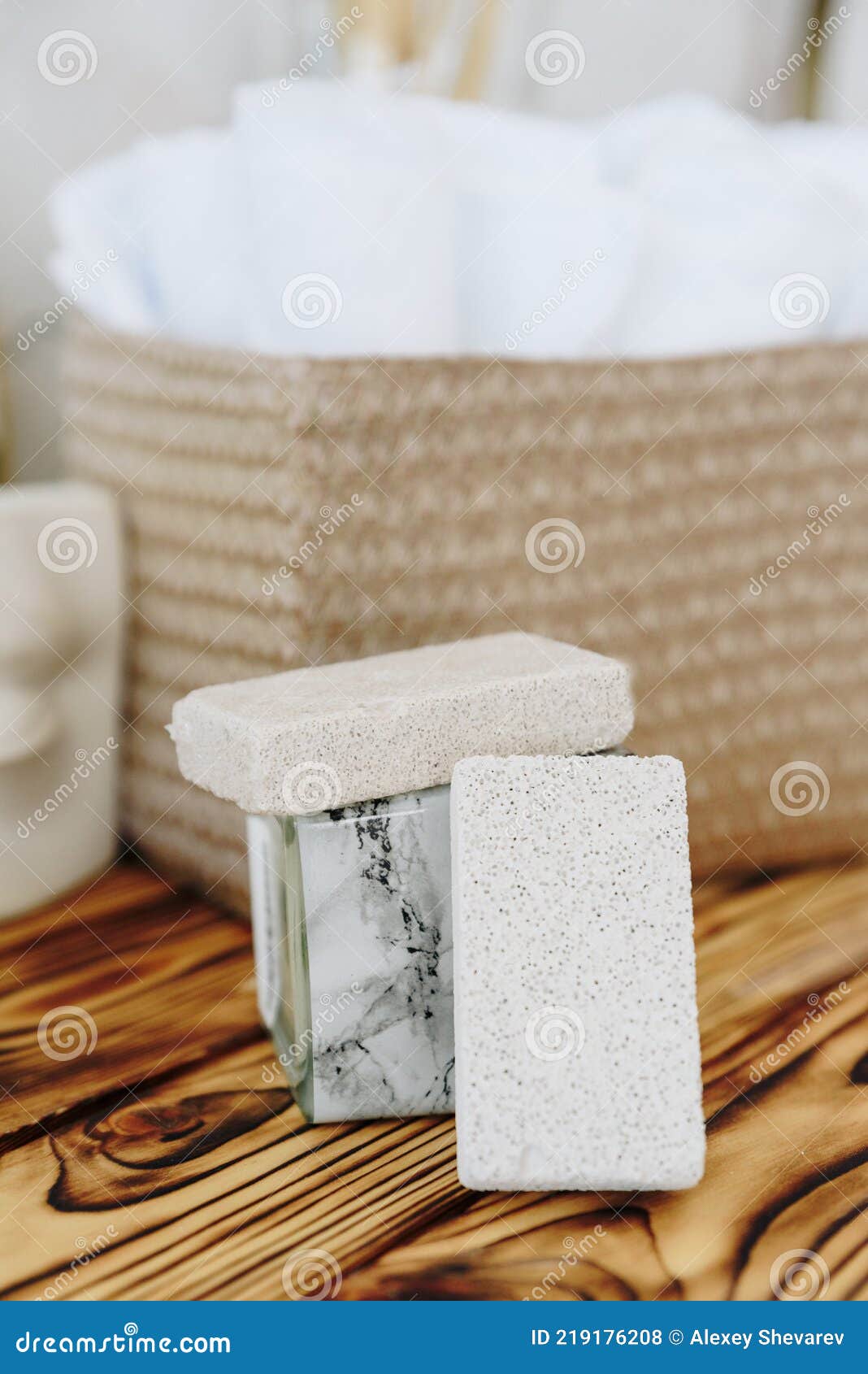 Pumice Stone for Feet in the Bathroom Stock Photo Image of healthy