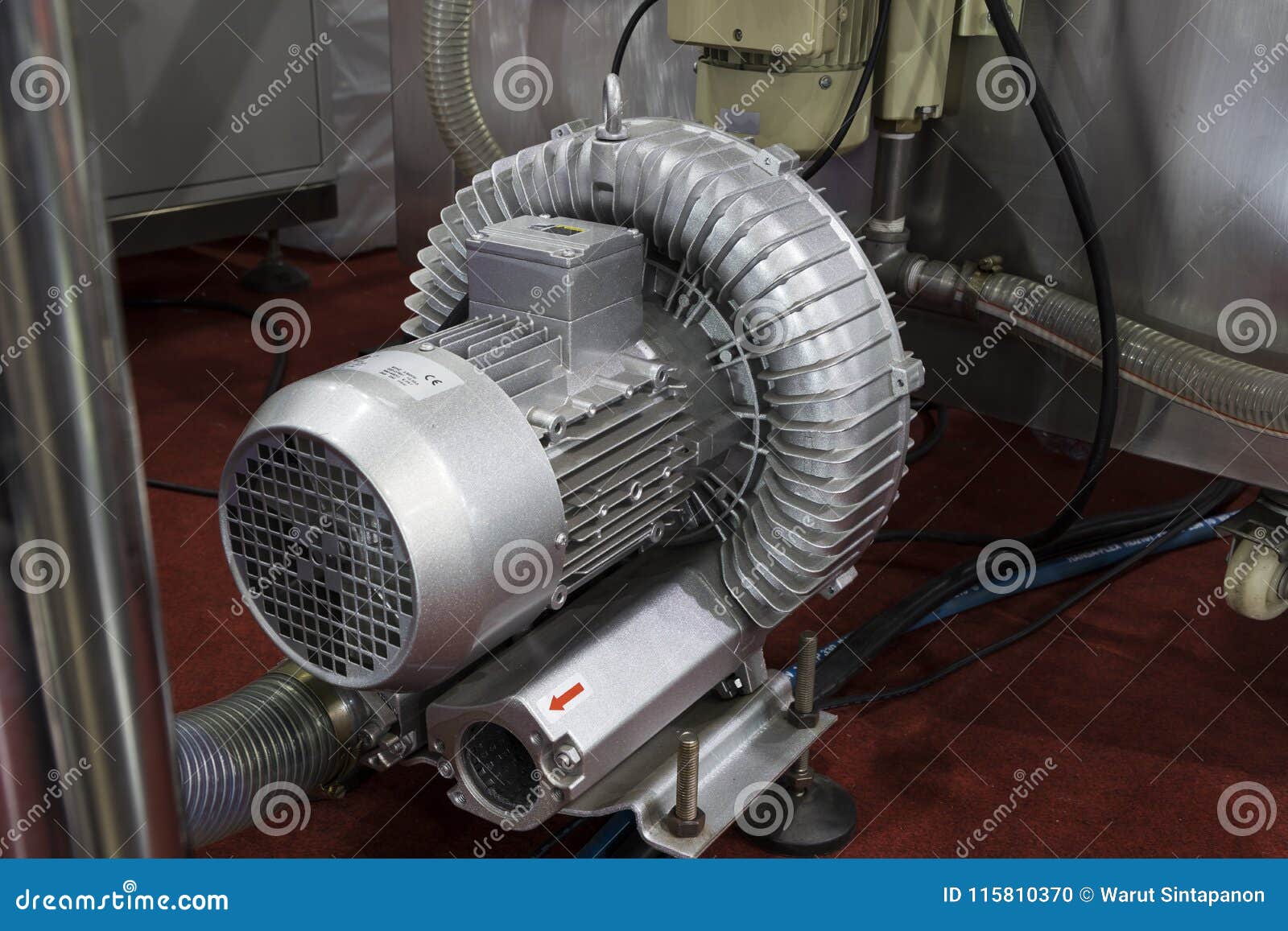 pump of suction polluted air f