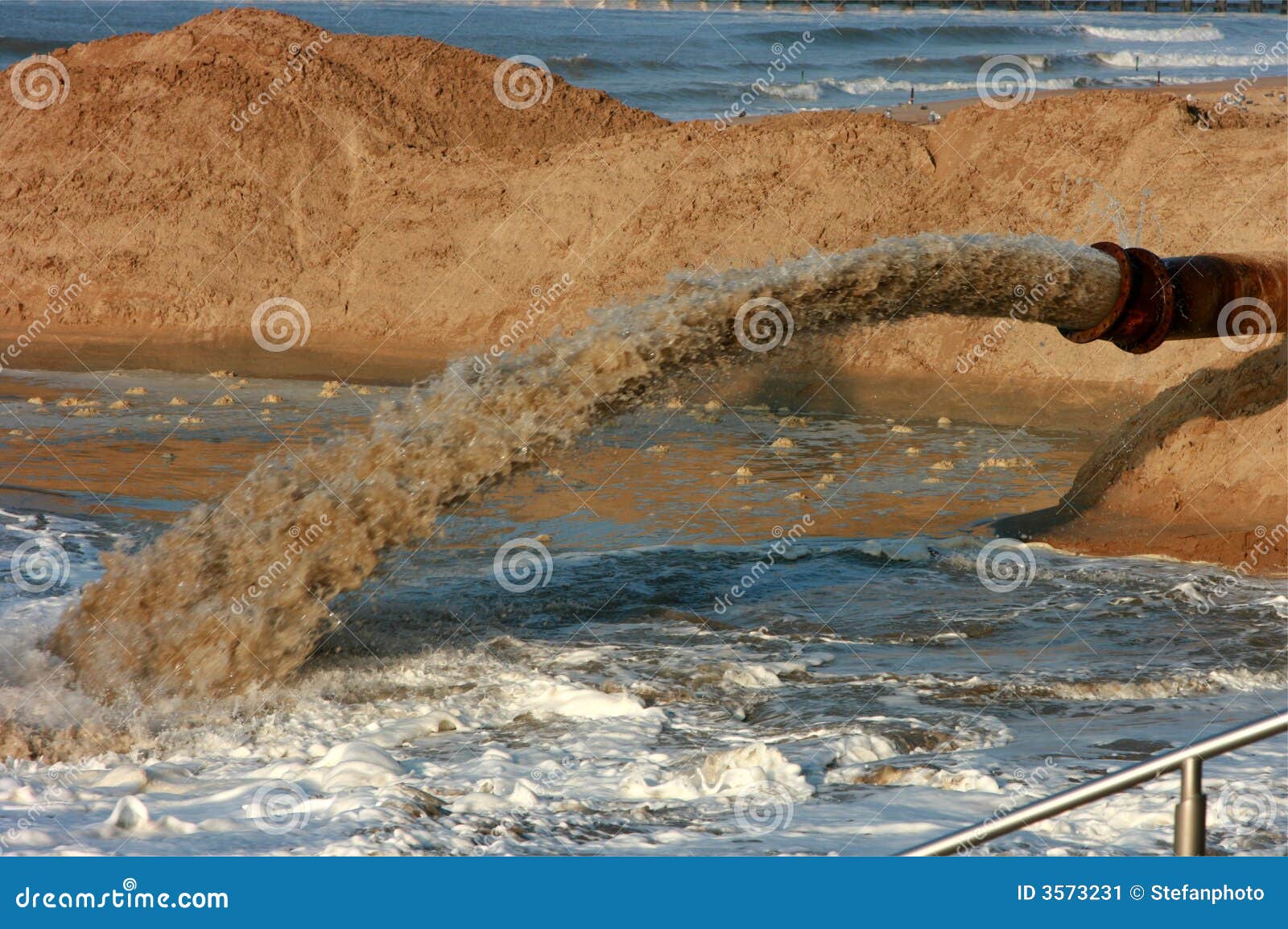 Pumping pipe stock image. Image of water, colorful, industrial - 3573231