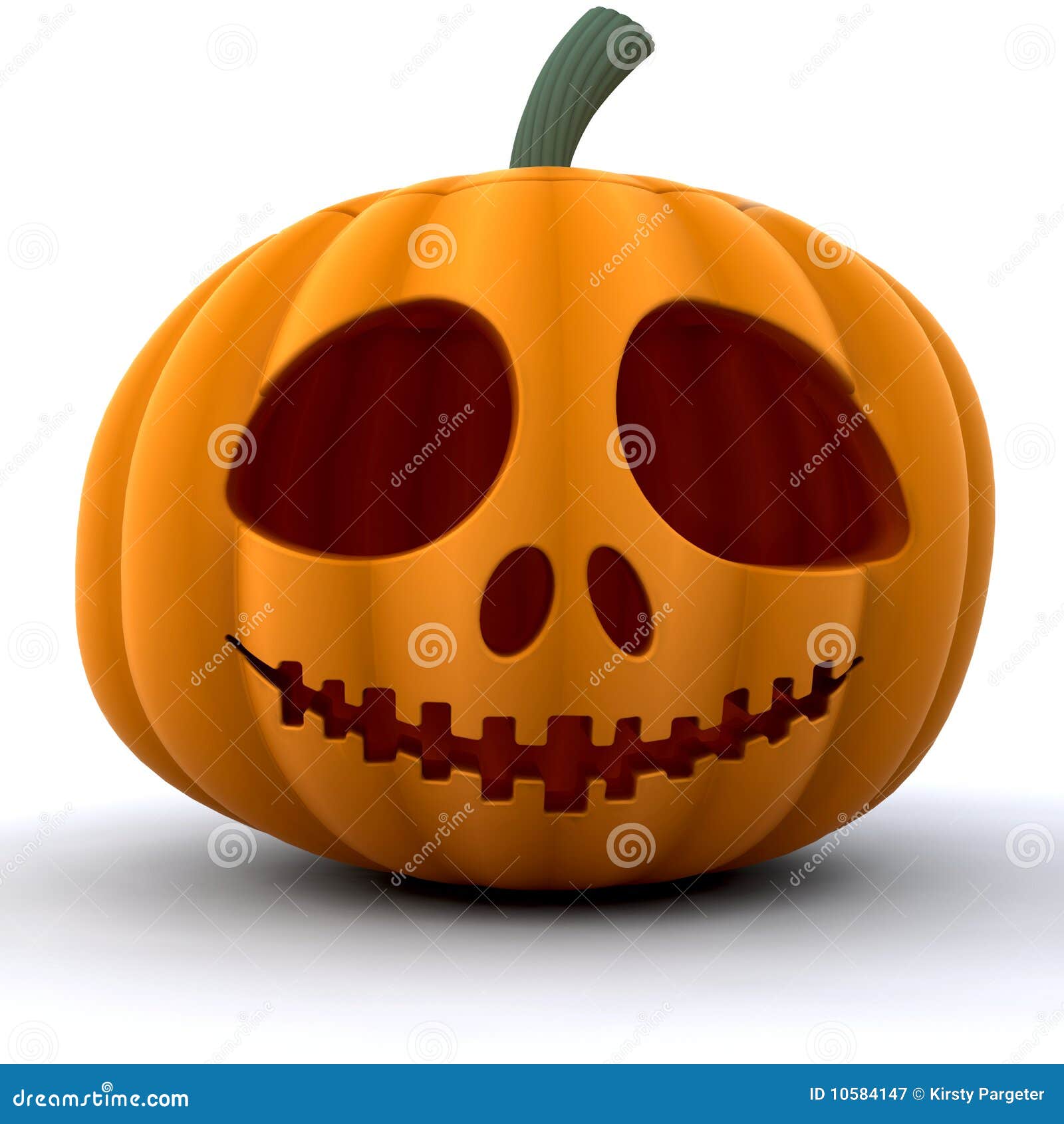 3D render of a pumpkin