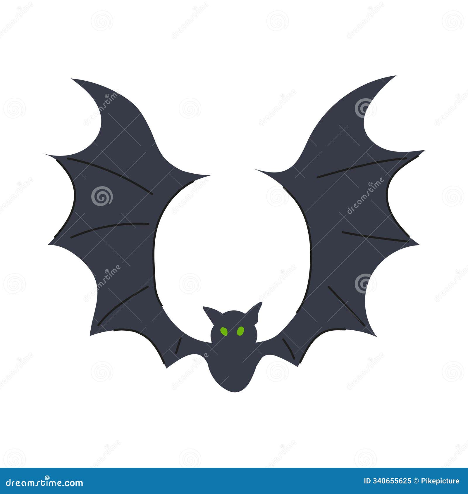 pumpkin bat halloween cartoon  