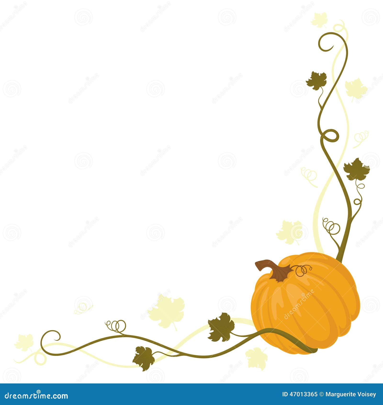 Cute Pumpkin Border