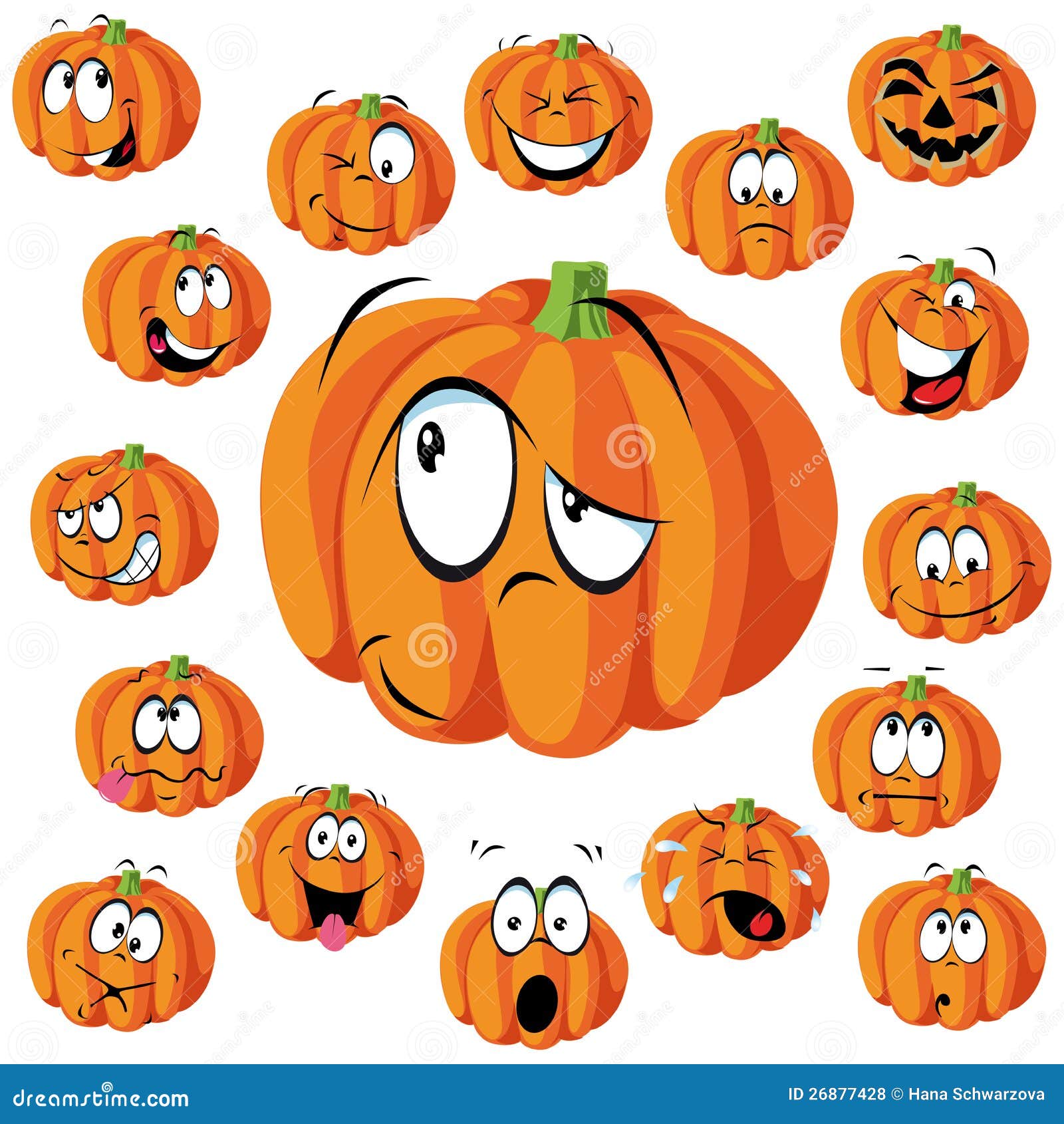 Pumpkin Cartoon Illustration | CartoonDealer.com #33689015