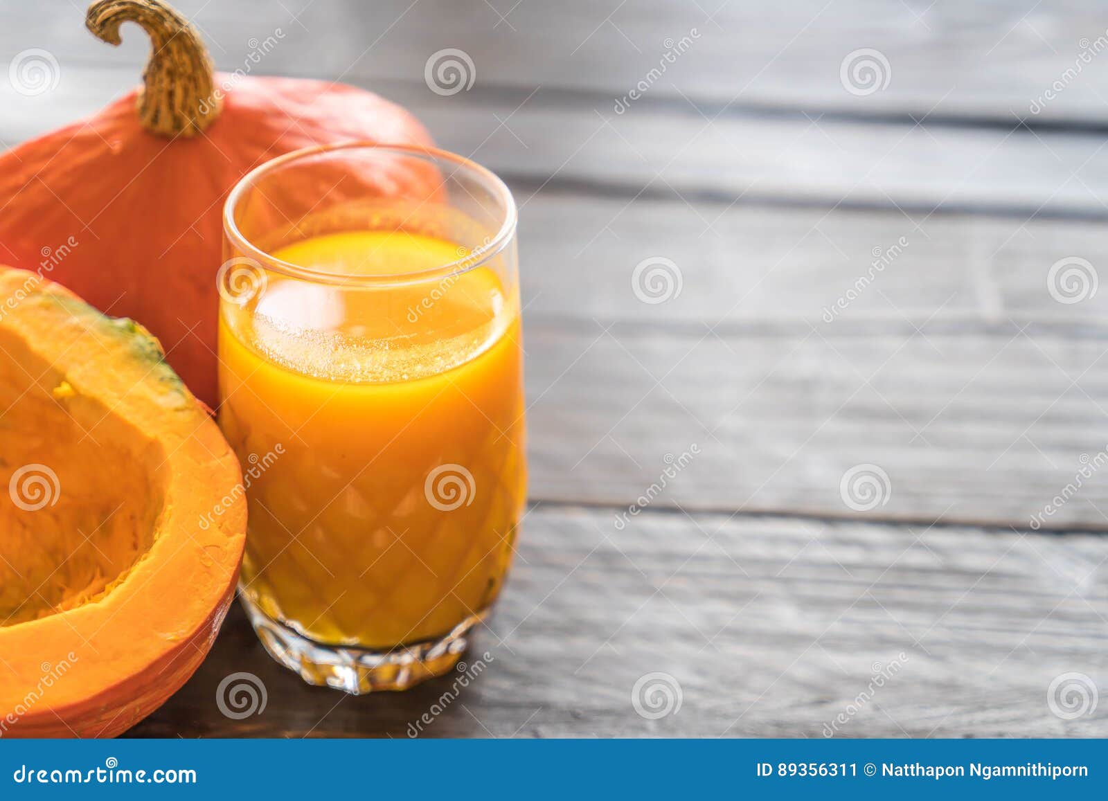 Pumpkin juice stock image. Image of pumpkin, juicy, healthy 89356311