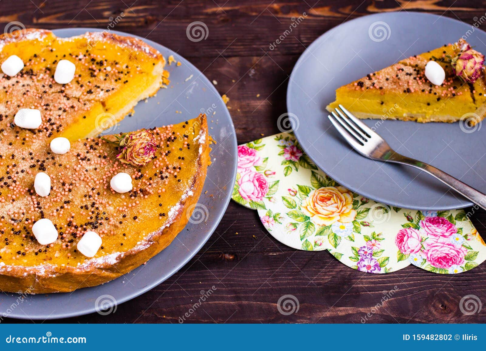 Pumpkin Pie Traditional Thanksgiving Tasty Tart ...