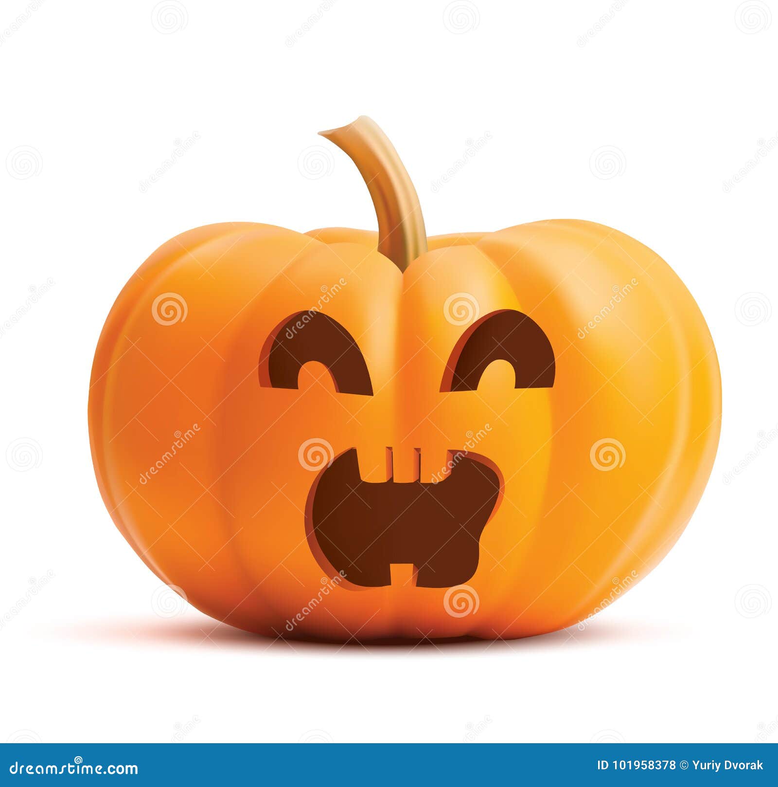 happy pumpkin face clipart yelling