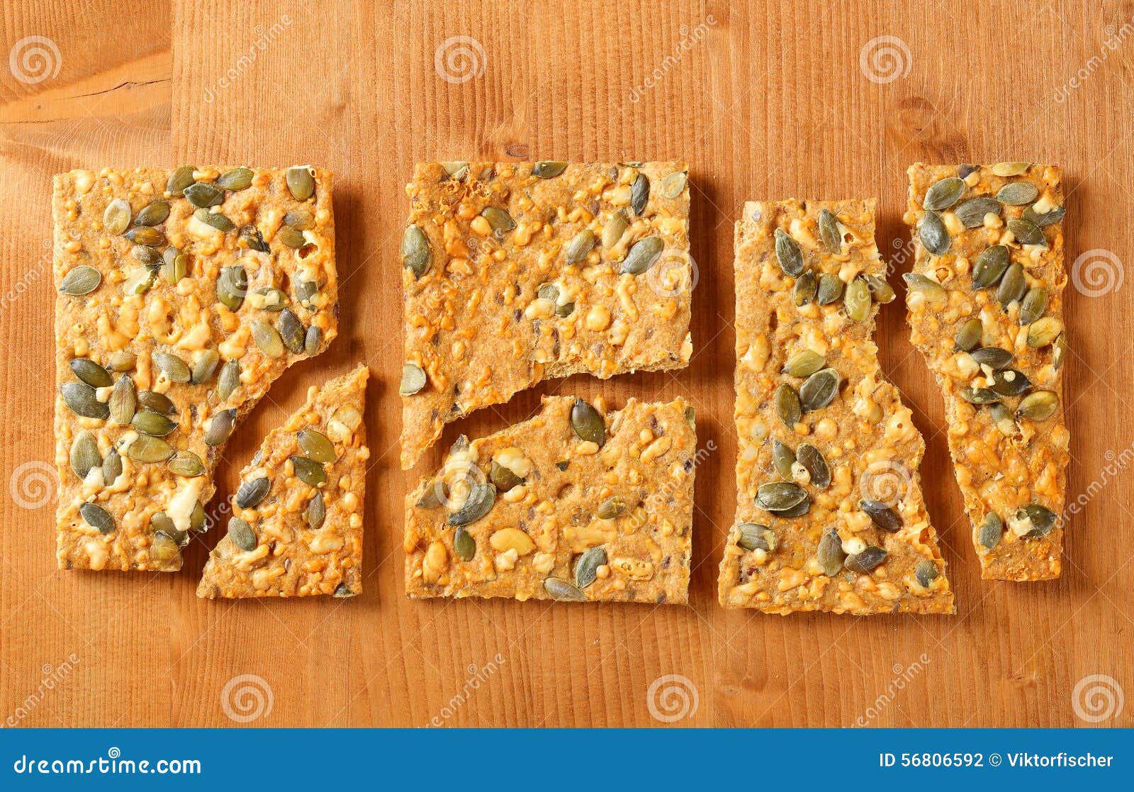 Pumpkin Seed Cheese Crackers Stock Photo Image of fiber, dietary