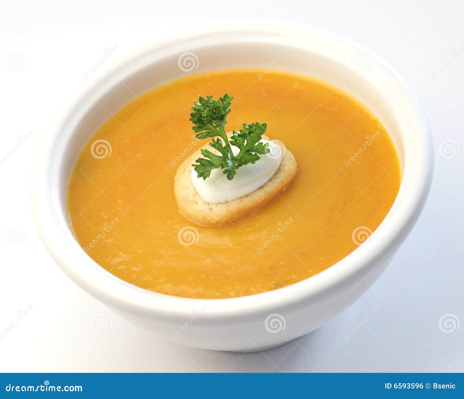 Pumpkin Soup stock photo. Image of cream, green, fall 6593596