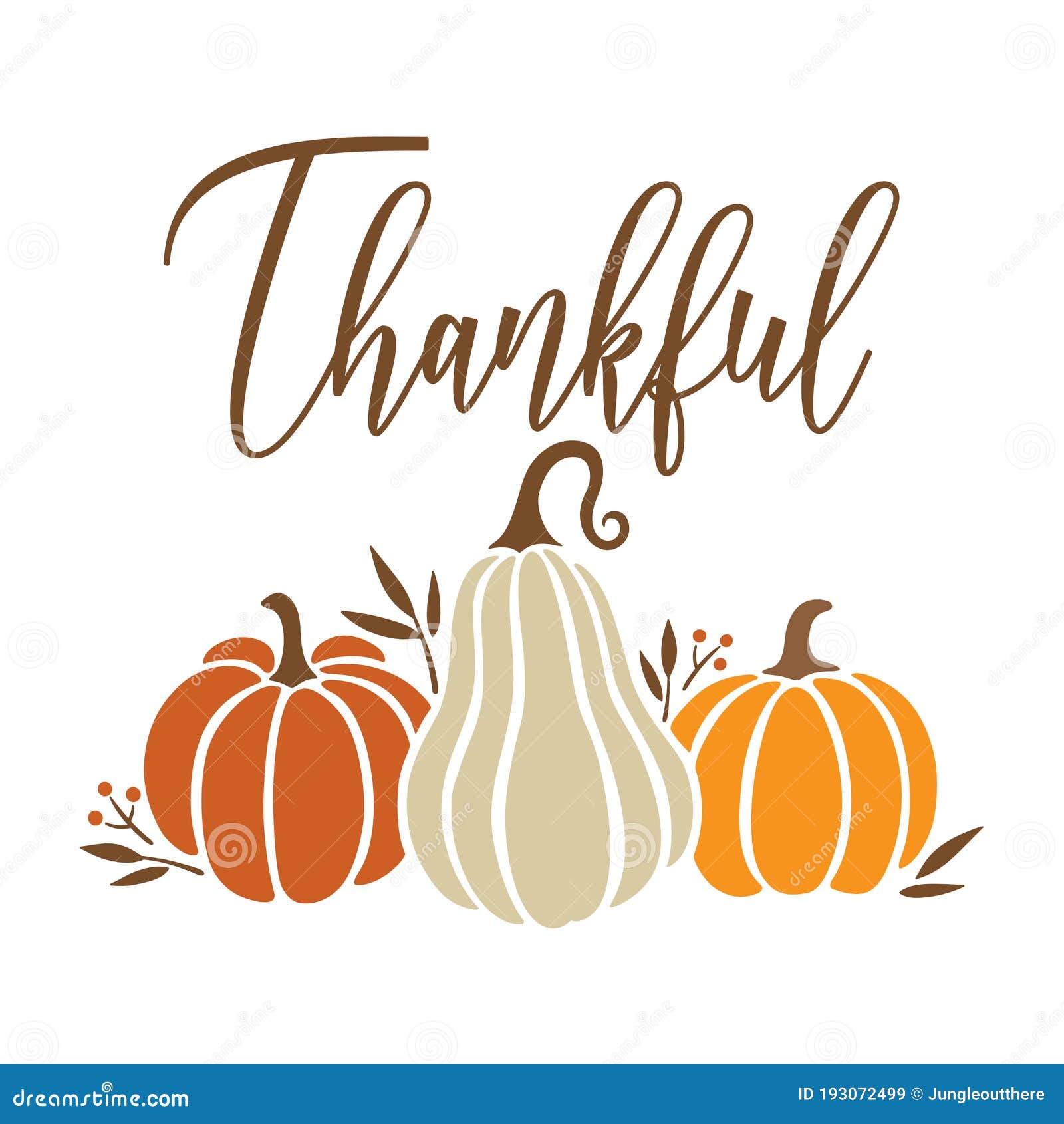 Fall Thanksgiving Pumpkin Vector Illustration Stock Vector - Illustration  of food, thanks: 193072499, image size:1600x1690