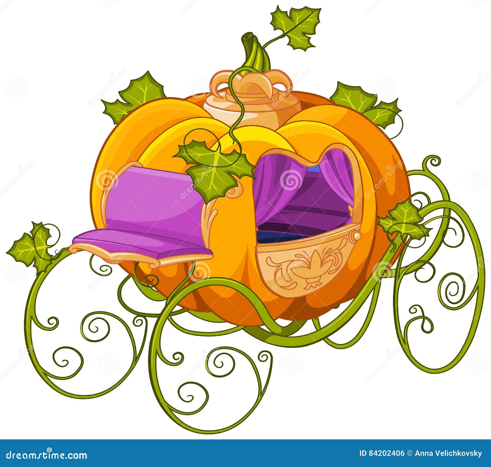 pumpkin turn into a carriage for cinderella