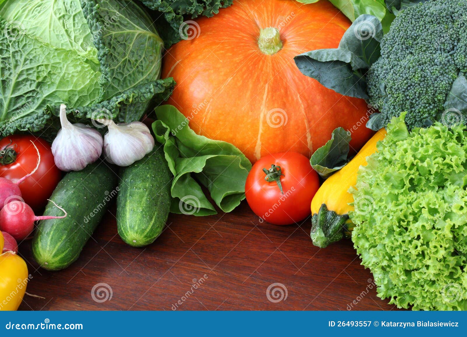 Pumpkin with veggies stock image. Image of garden, cucurbit 26493557