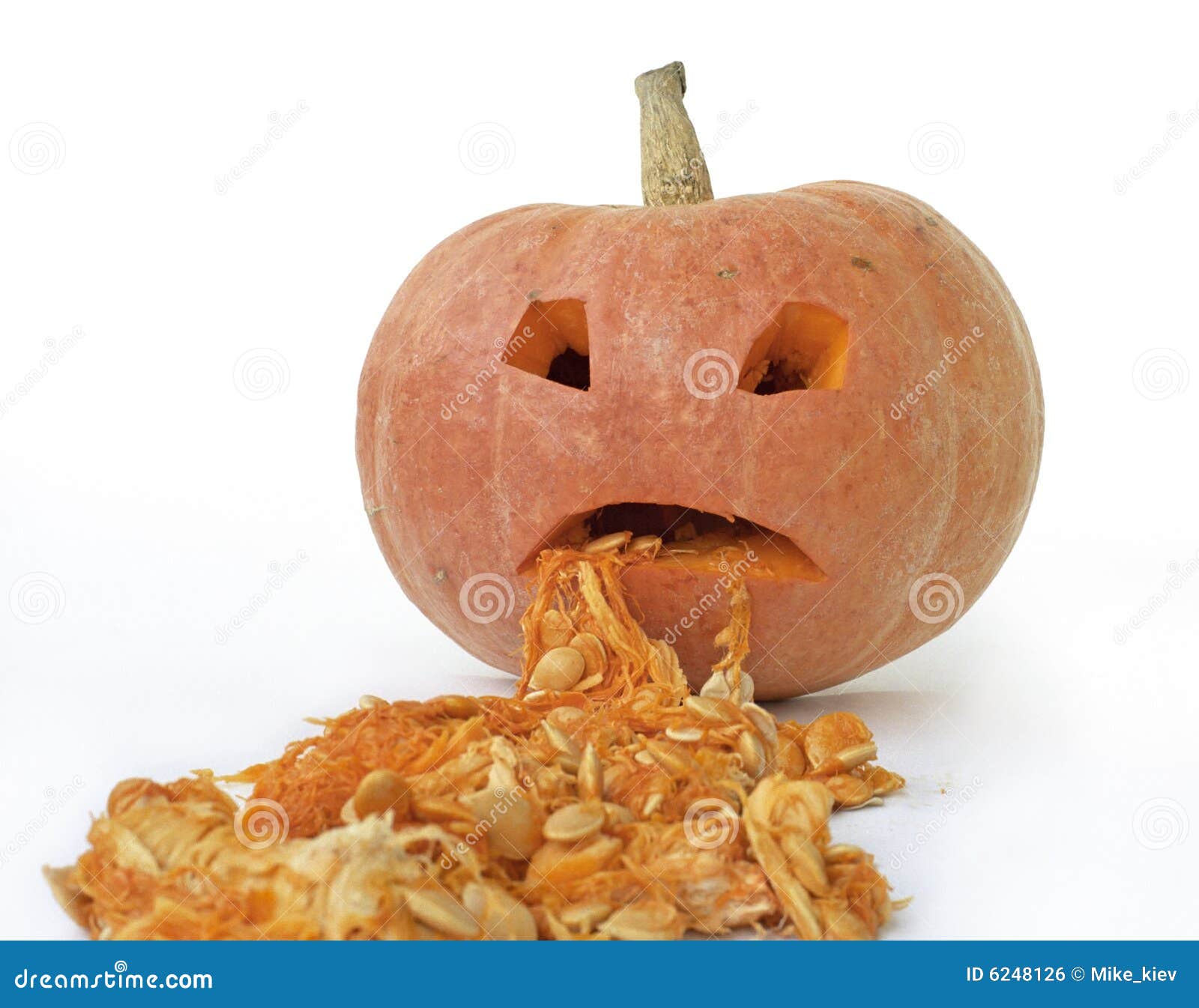 pumpkin vomit stock photo image of gourd object horror
