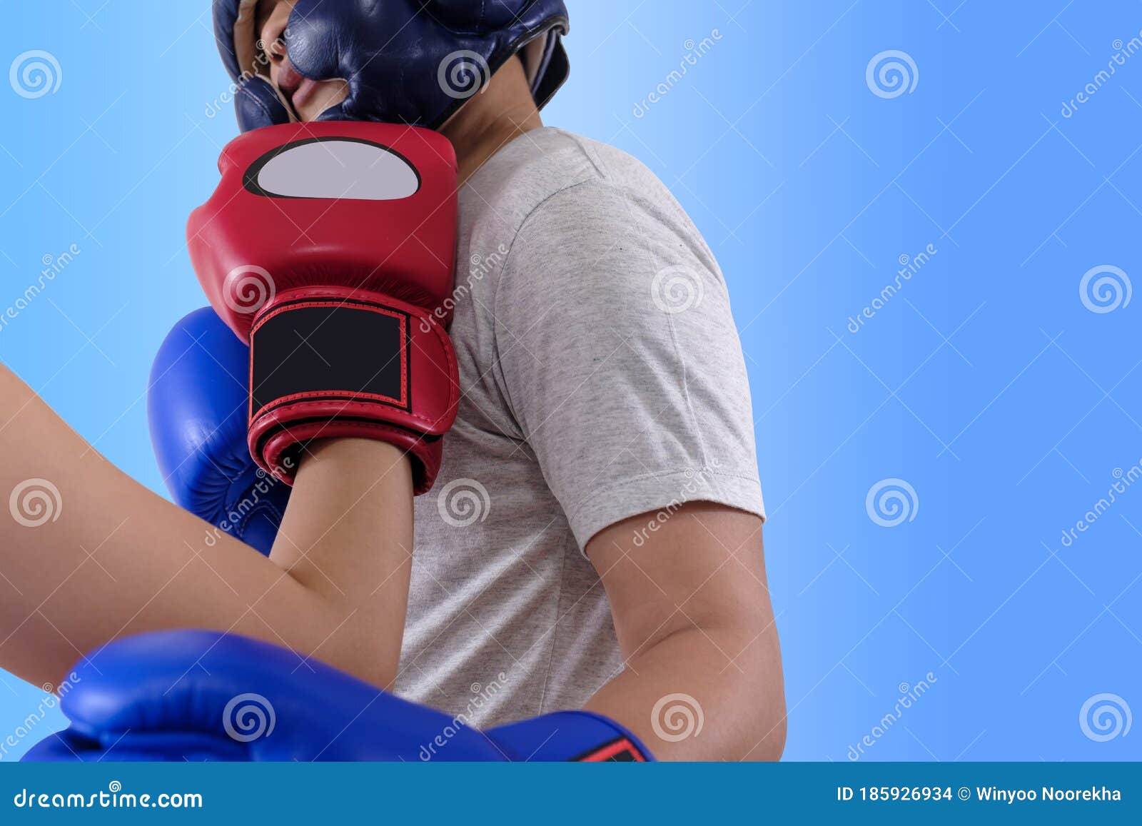 Punch to head stock photo. Image of battle, chin, lose 185926934