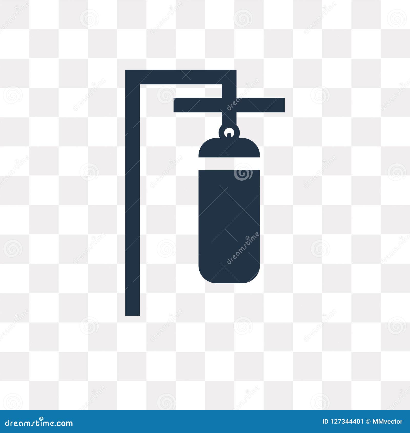 Punching Bag Vector Icon Isolated On Transparent Background, Pun Stock Vector Illustration of