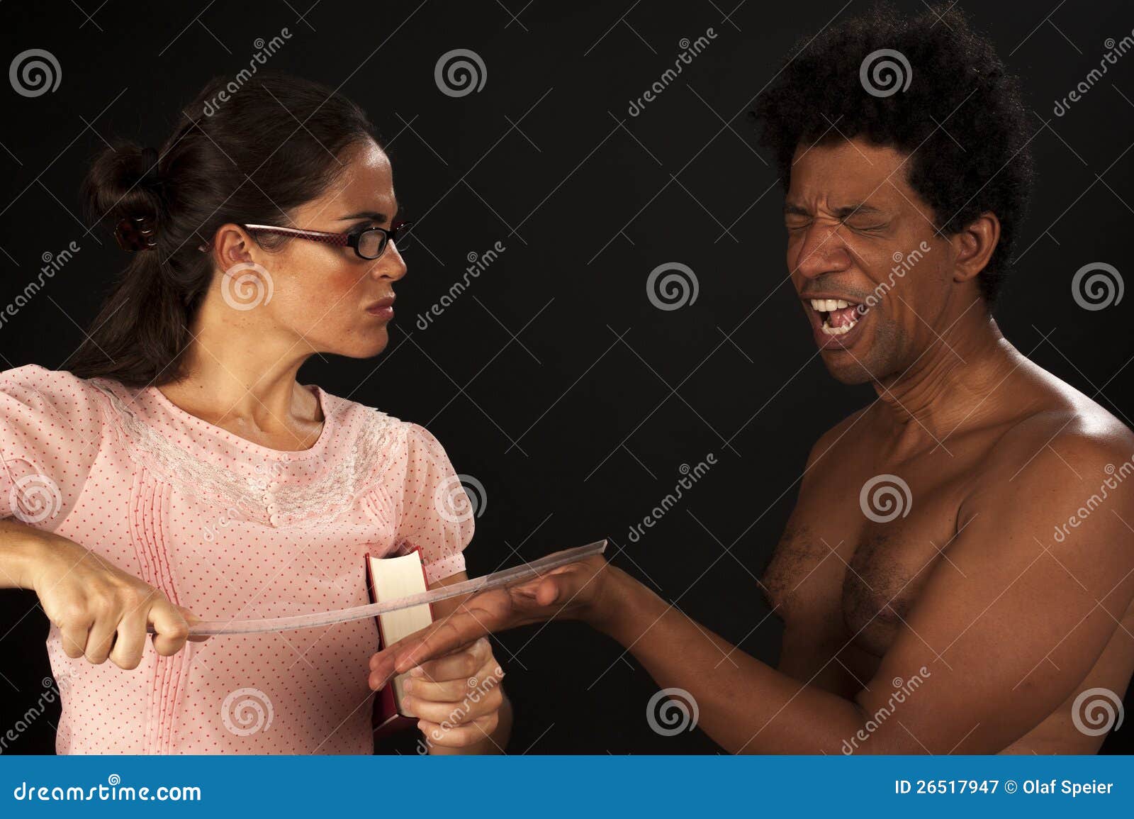 Punishment on the hand stock image. Image of severe, hand 26517947