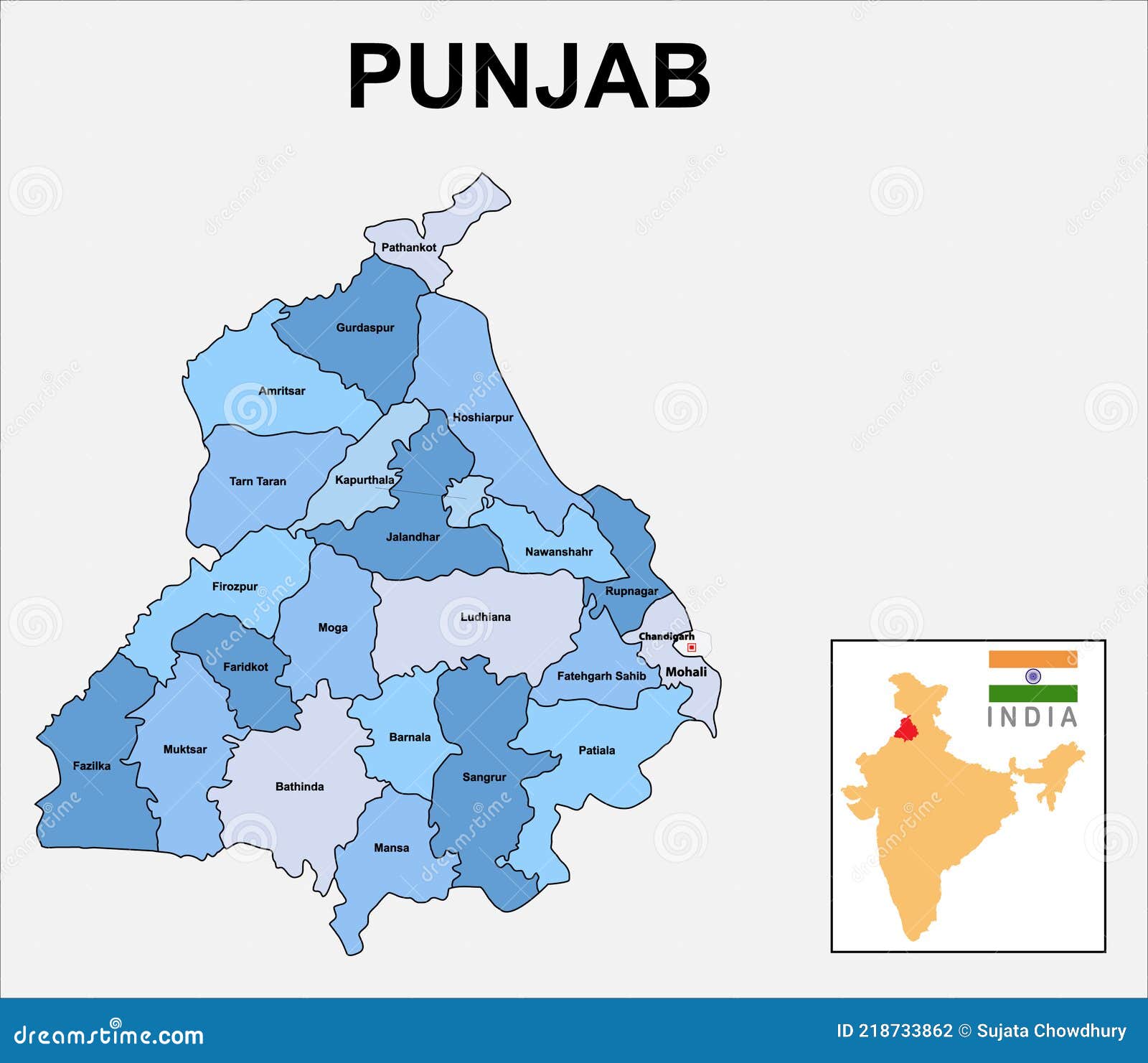 Punjab Province Map