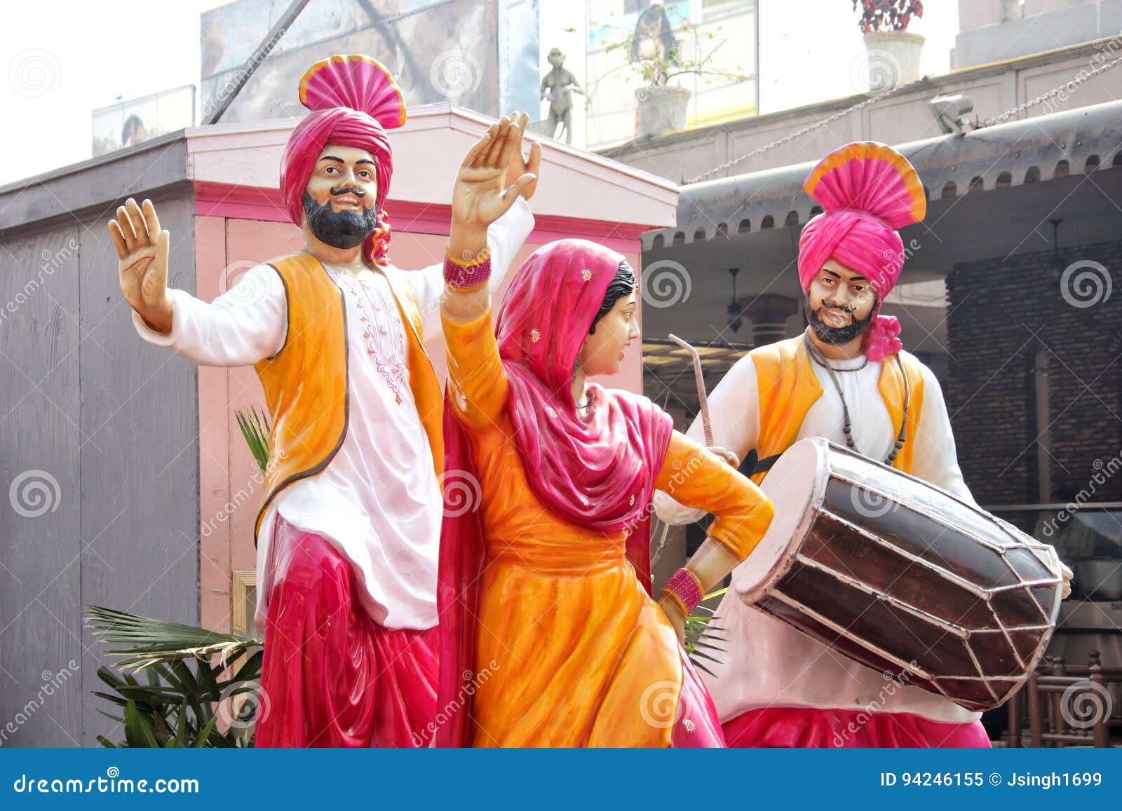 Punjabi Culture and Tradition Dance on Baisakhi Festival Editorial ...