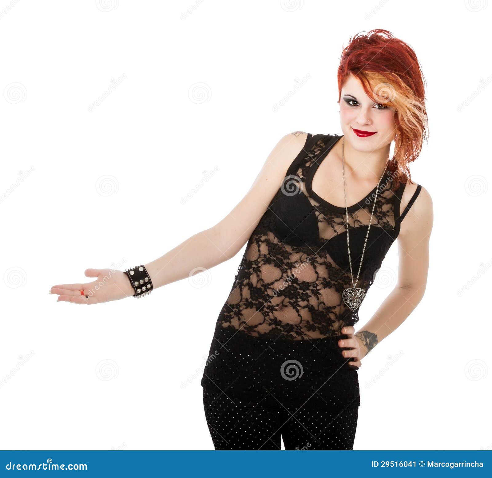 Punk woman  showing stock image Image of idea conceptual 