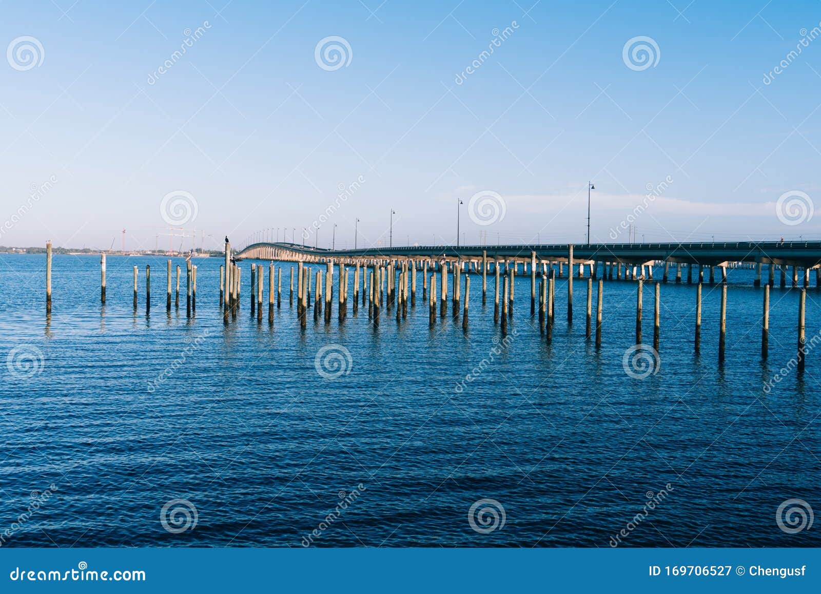 Punta Gorda Harbour and Peace River Stock Image Image of manmade