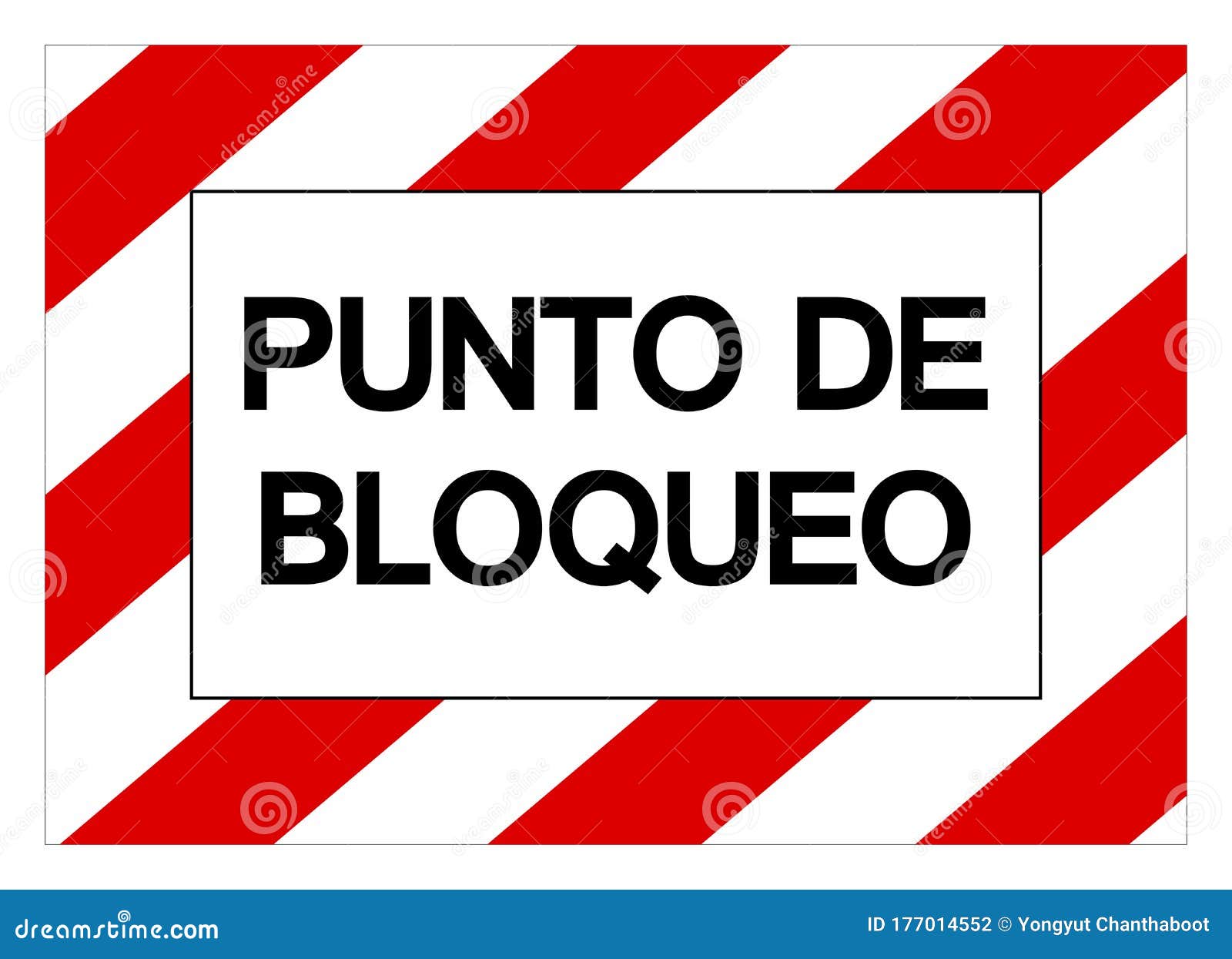 punto de bloqueo  sign,  , isolate on white background label .eps10