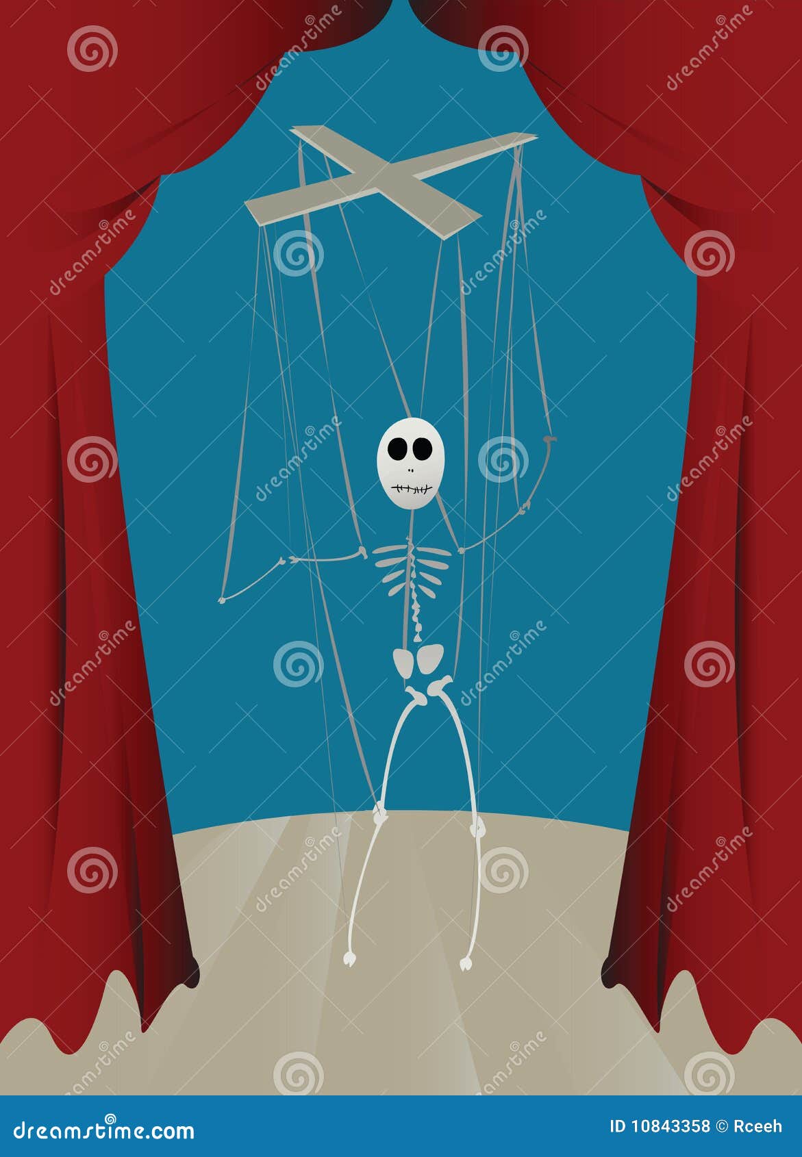 Puppet stock vector. Illustration of concept, leadership 10843358