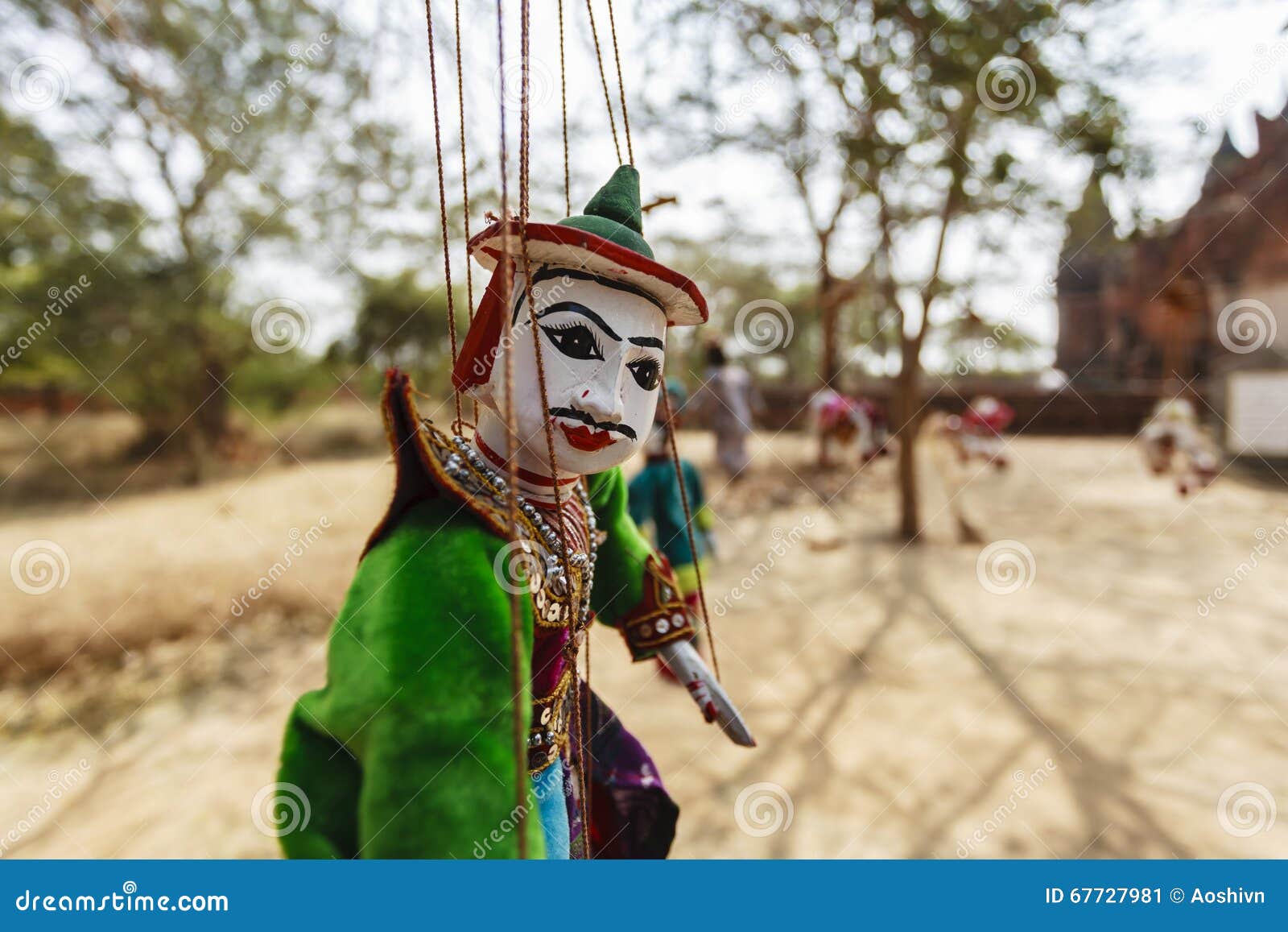 Puppet At Bagan Myanmar Stock Image Image Of Asian 67727981