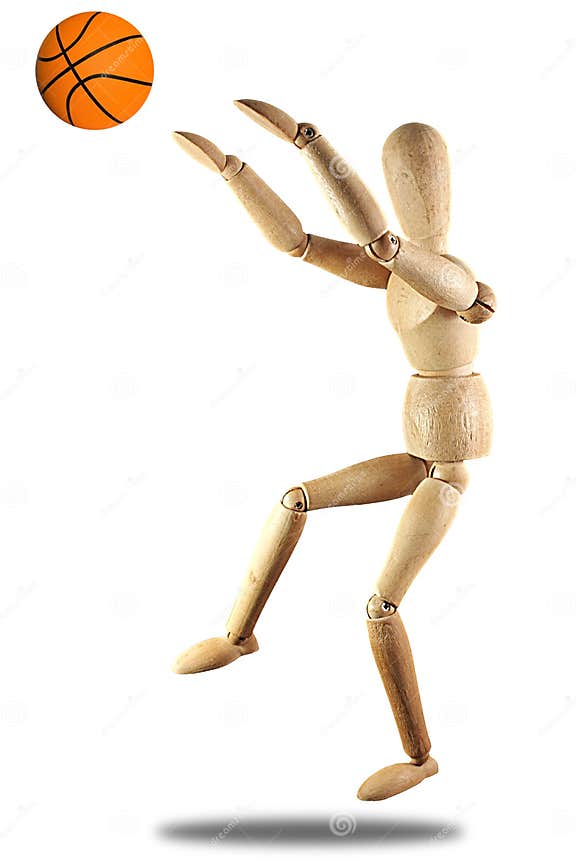 Puppet Basketball stock photo. Image of puppet, mannequin 10119280