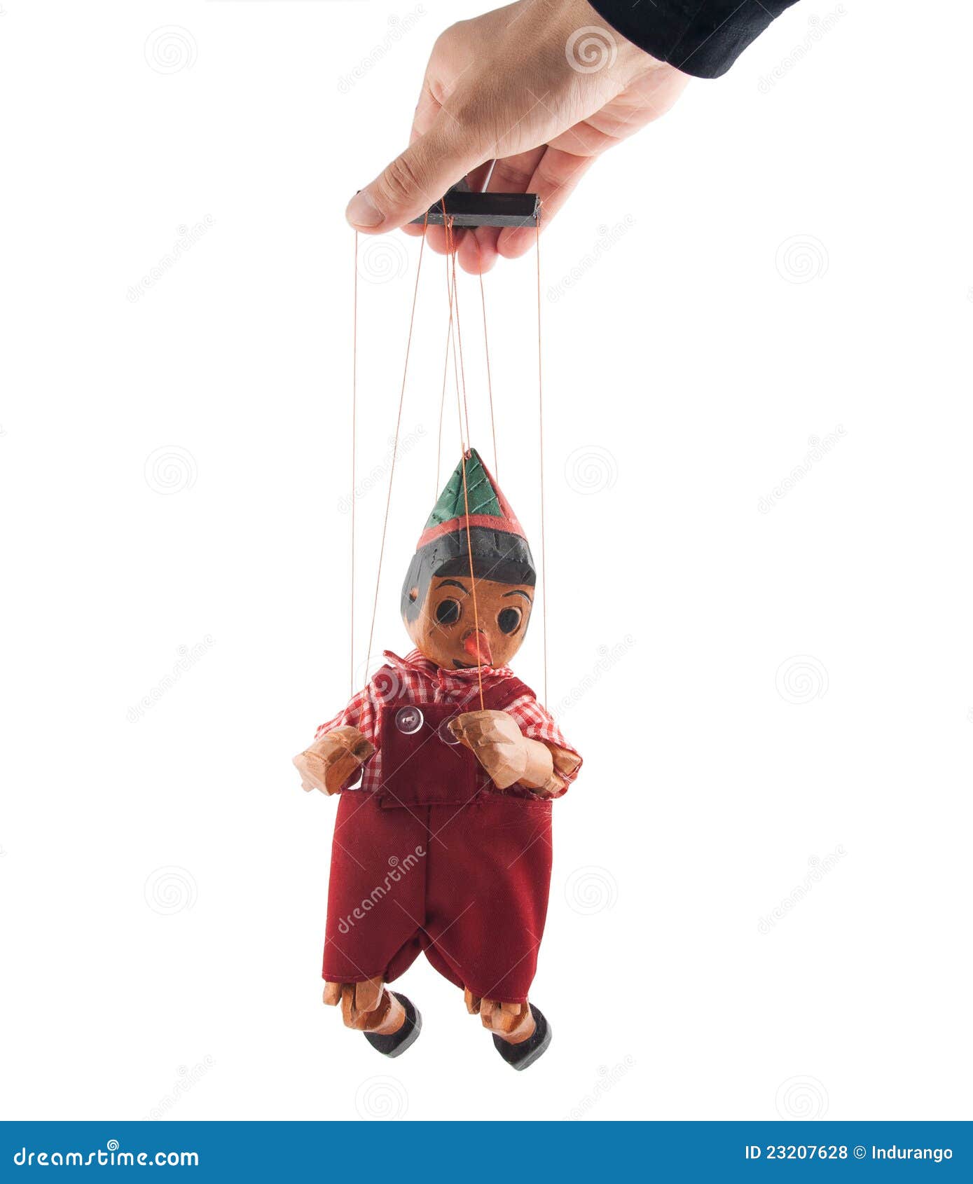puppet on white