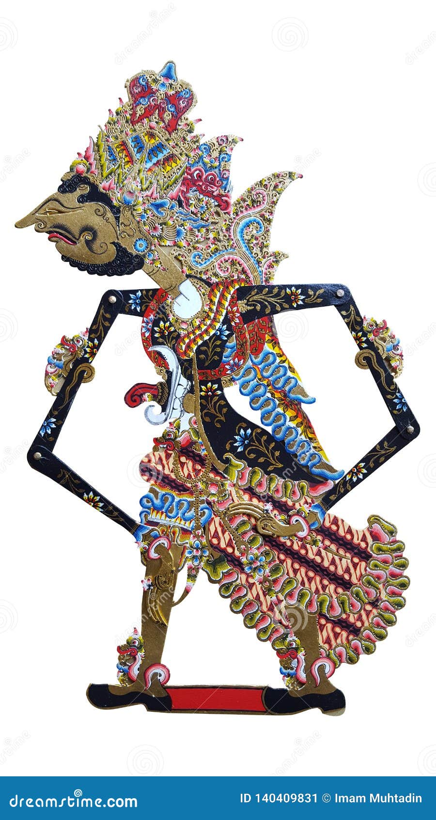 Wayang Kulit Or Shadow Puppets From Java, Indonesia Puppet Show By ...