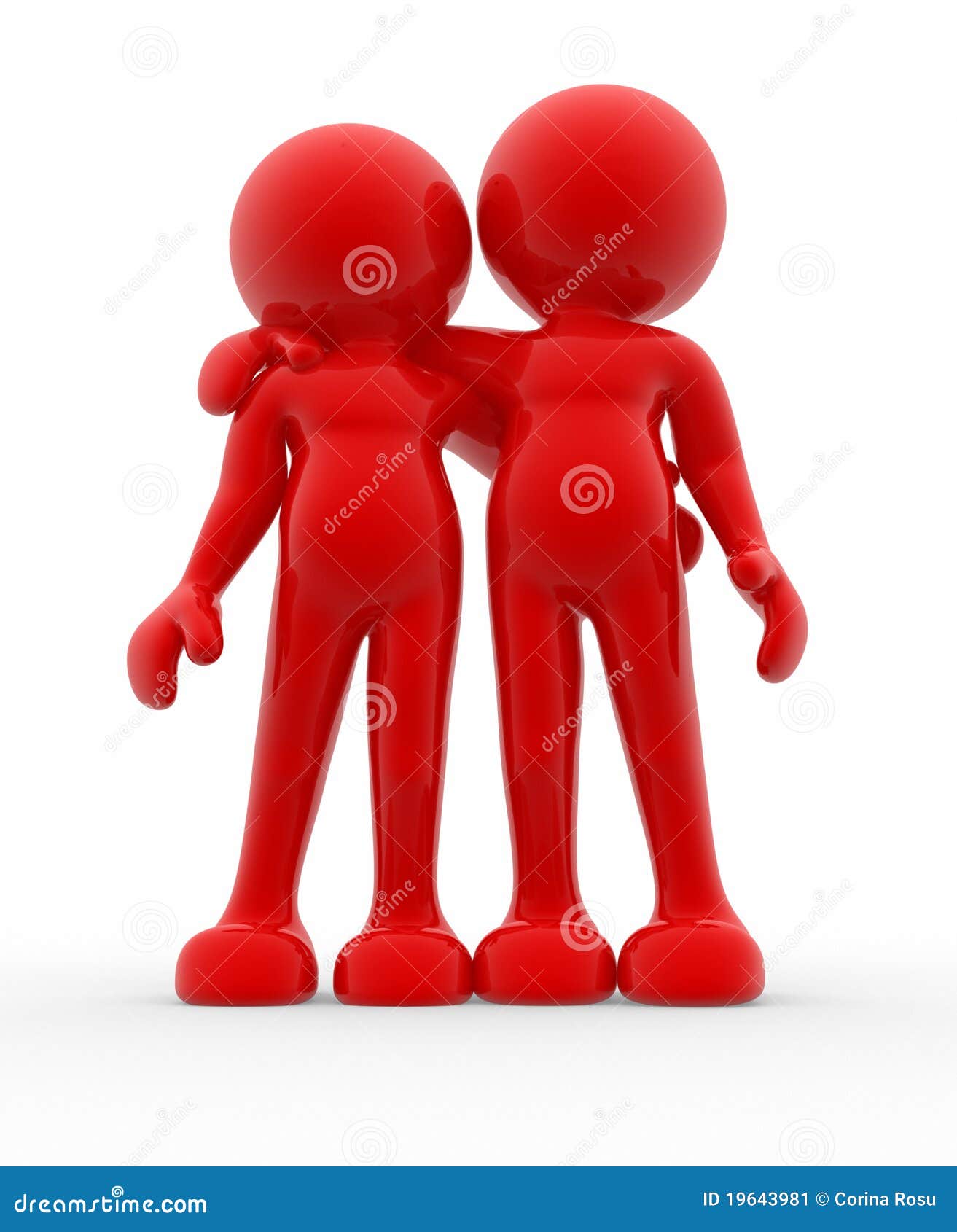 Puppets red stock illustration. Illustration of funny 19643981