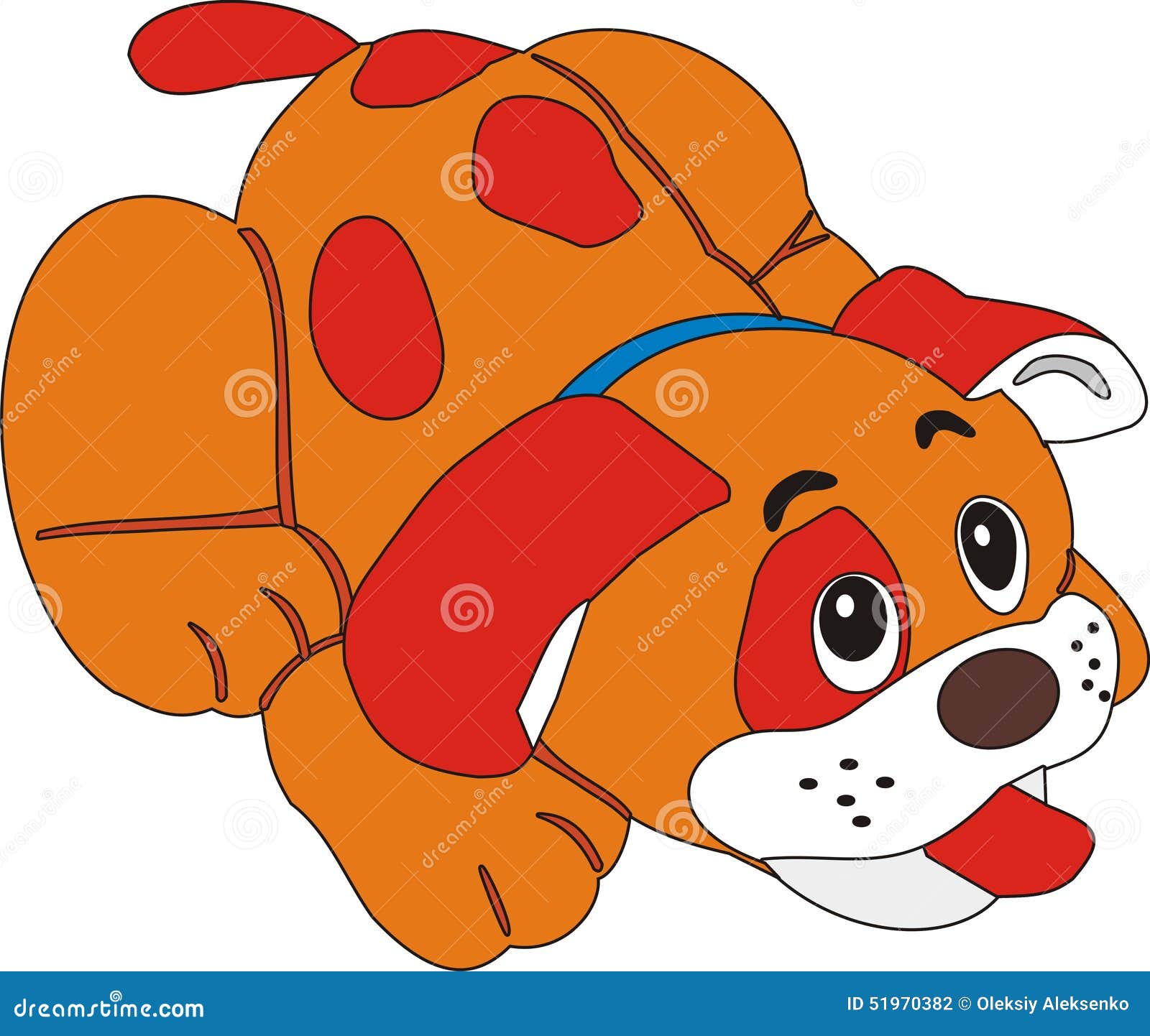 Puppy toy stock vector. Illustration of nose, black, paddle 51970382