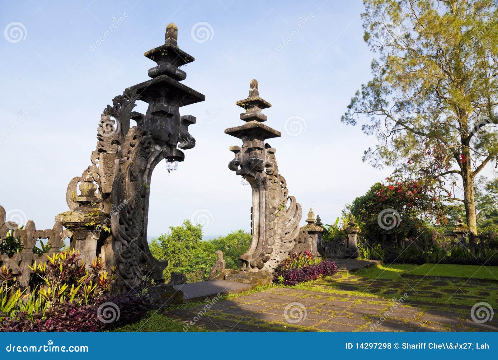 Pura Gelap  Besakih Bali Indonesia Stock Photo Image 