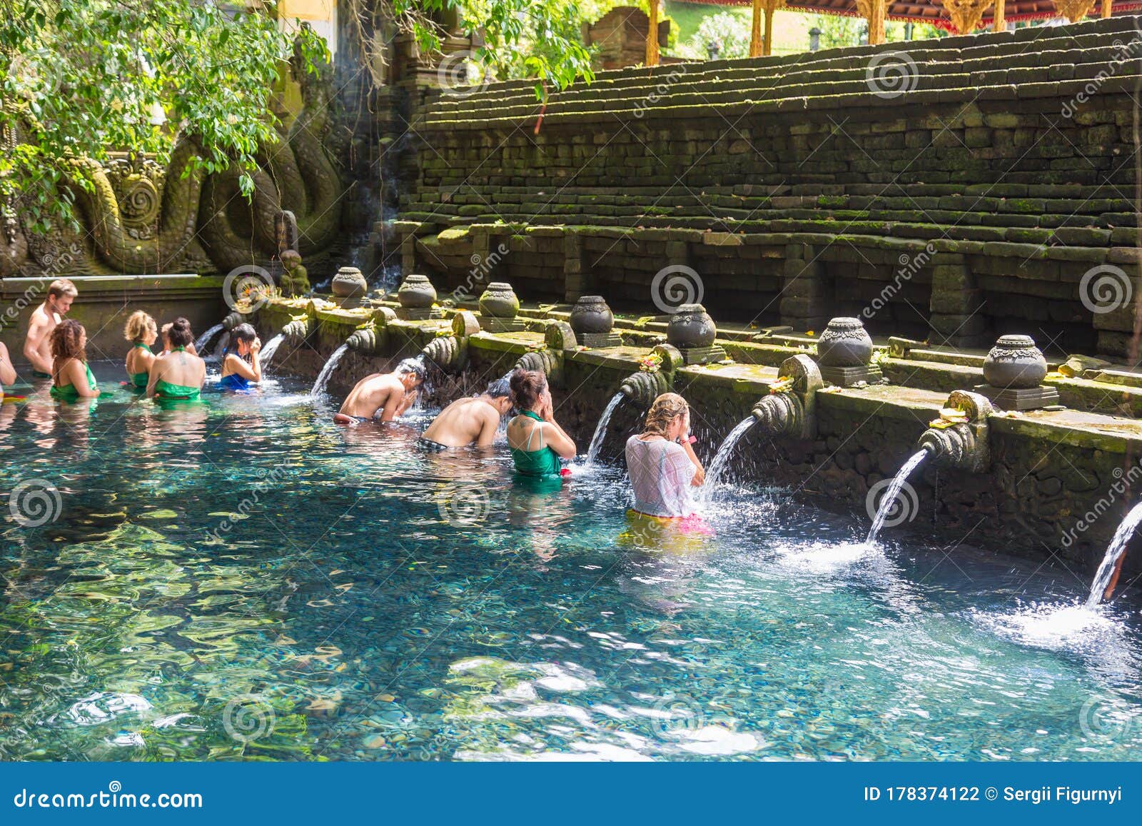 Pura Tirta Empul Temple On Bali Editorial Photography Image Of Buddhism Bali 178374122 