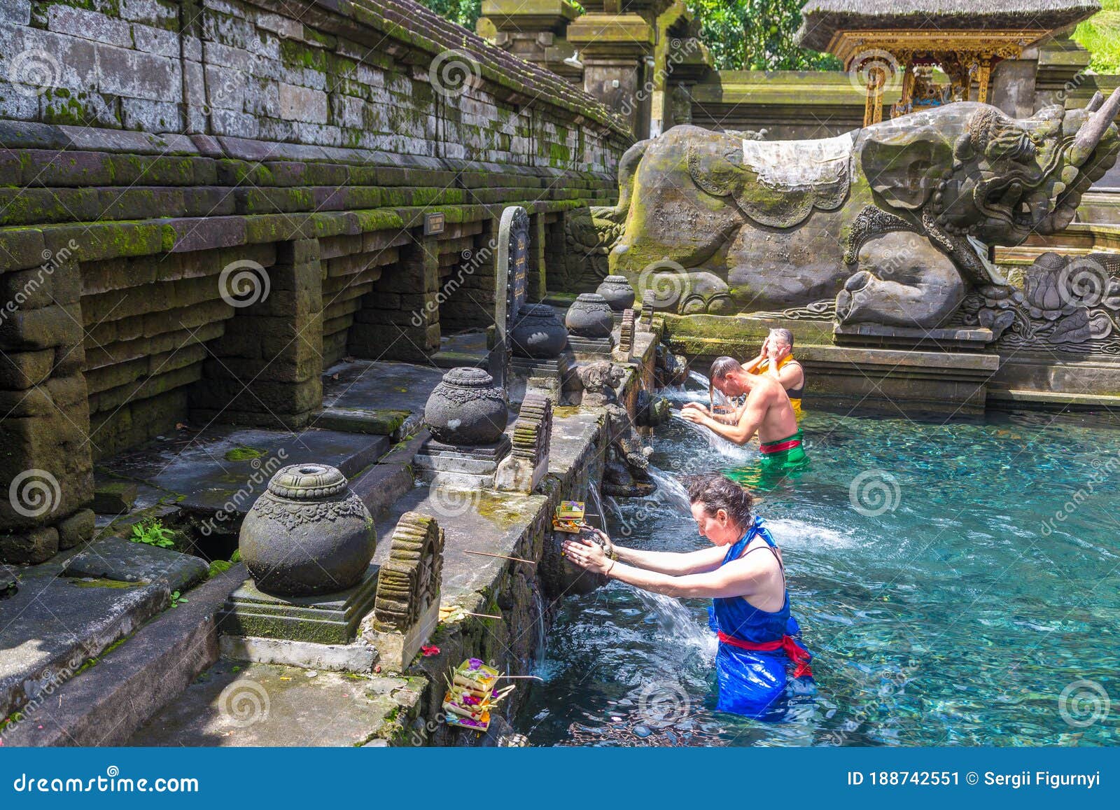 Pura Tirta Empul Temple On Bali Editorial Photo Image Of Holiday Hindu 188742551 