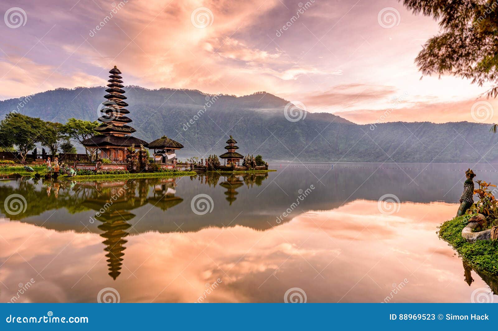 pura ulun danu bratan temple on the island of bali in indonesia 2