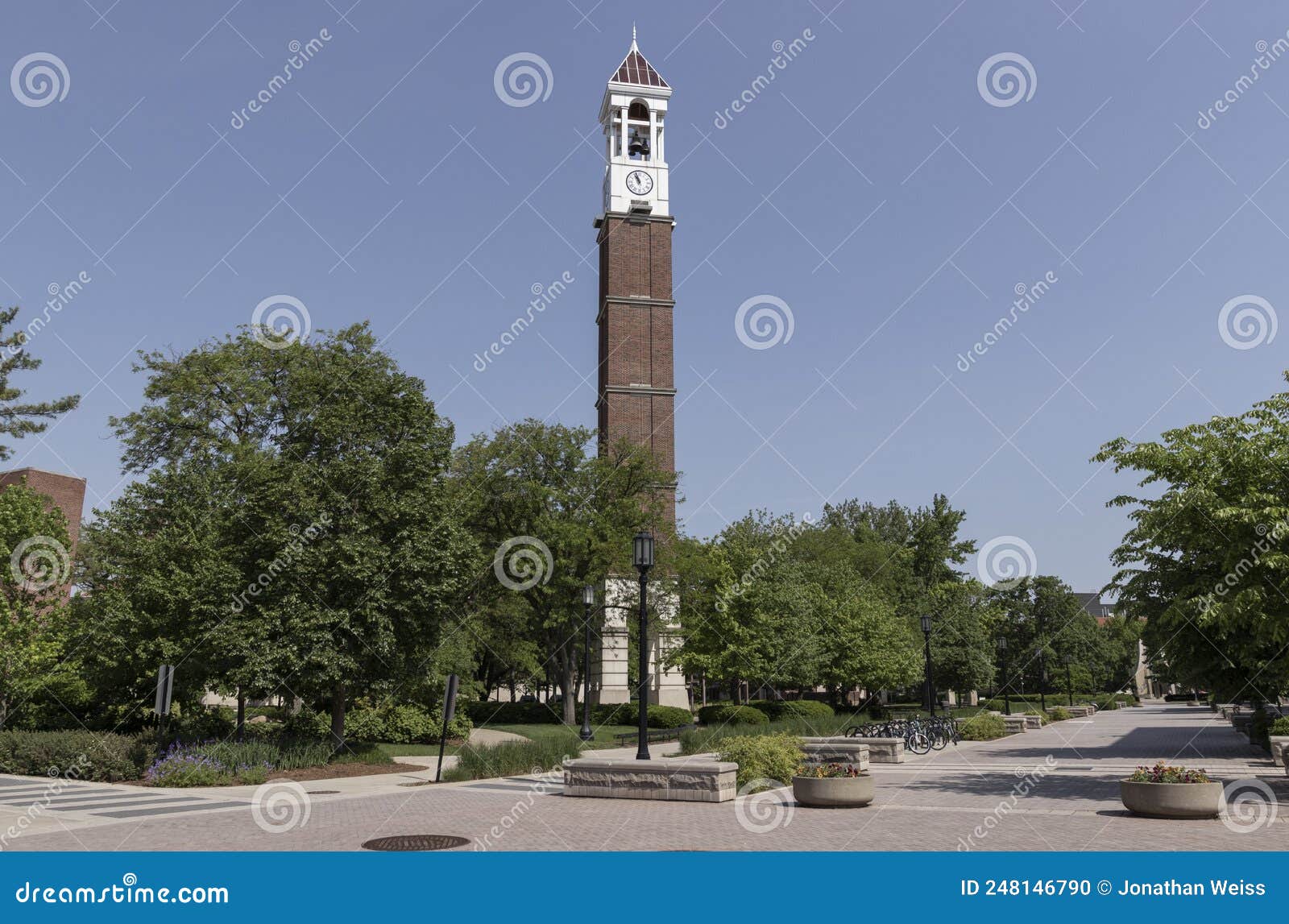 Purdue Bell Tower. the Current Bell Tower Was Constructed in 1995 on