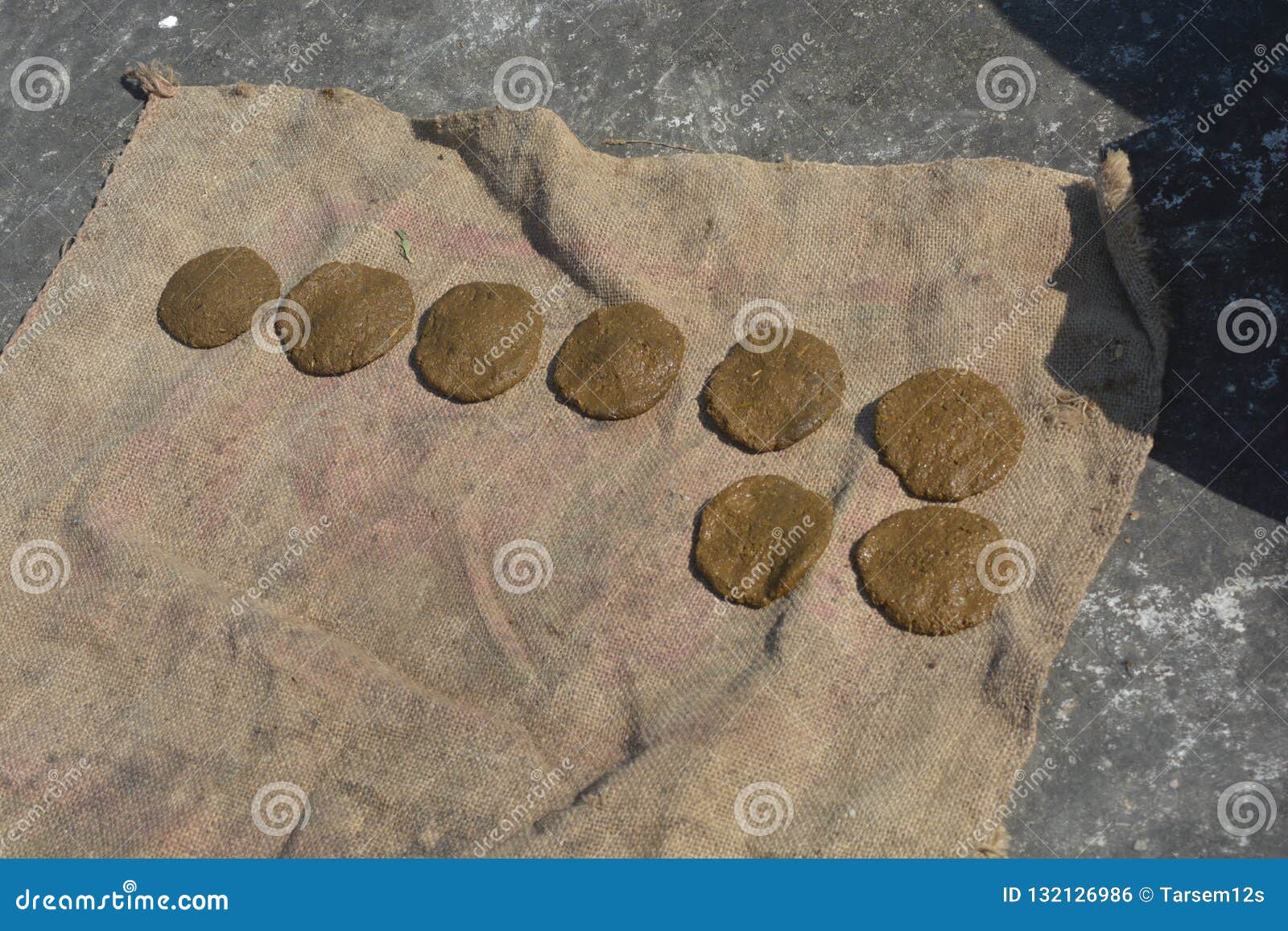 Pure Cow Dung Cakes Gobar Upla For Hawan And Indian Rituals