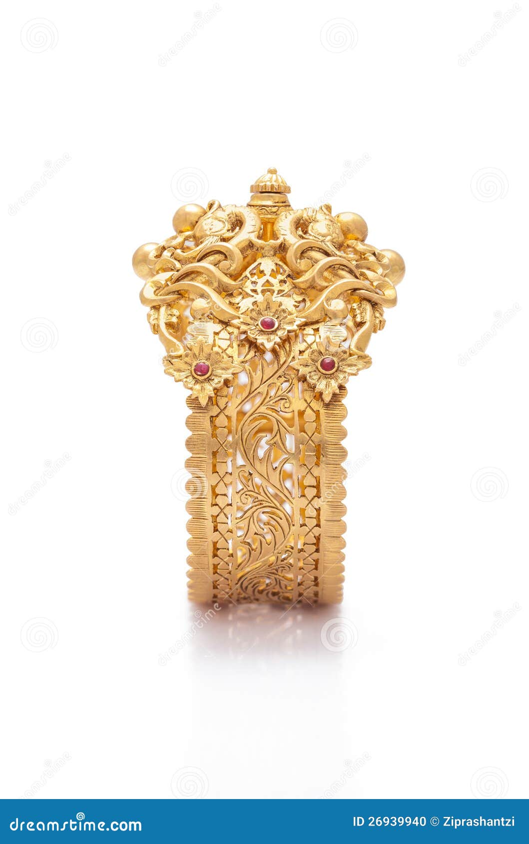 Pure Gold bracelet stock photo. Image of shiny, designer 26939940