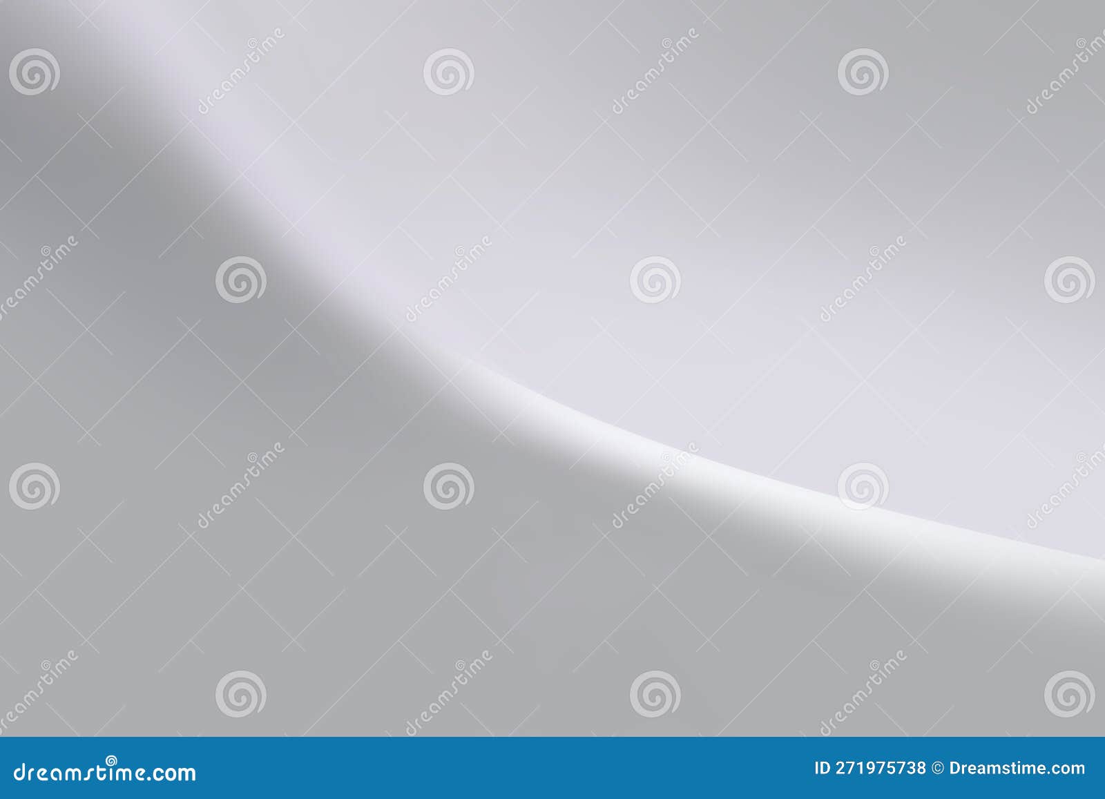 Pure White Minimalist Wave Background Stock Illustration - Illustration