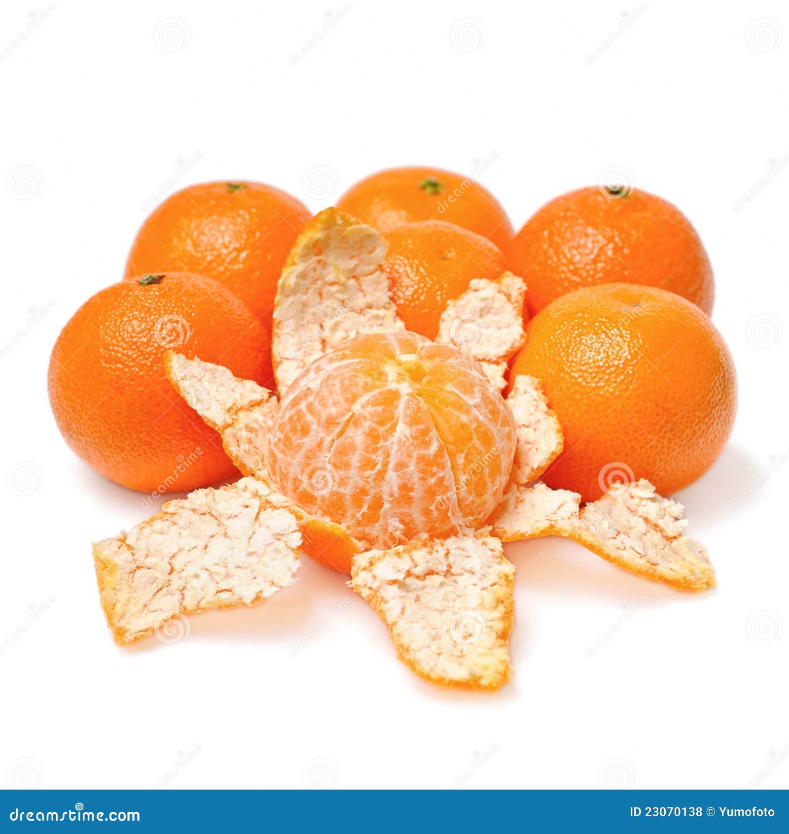 purified mandarin peel fruits