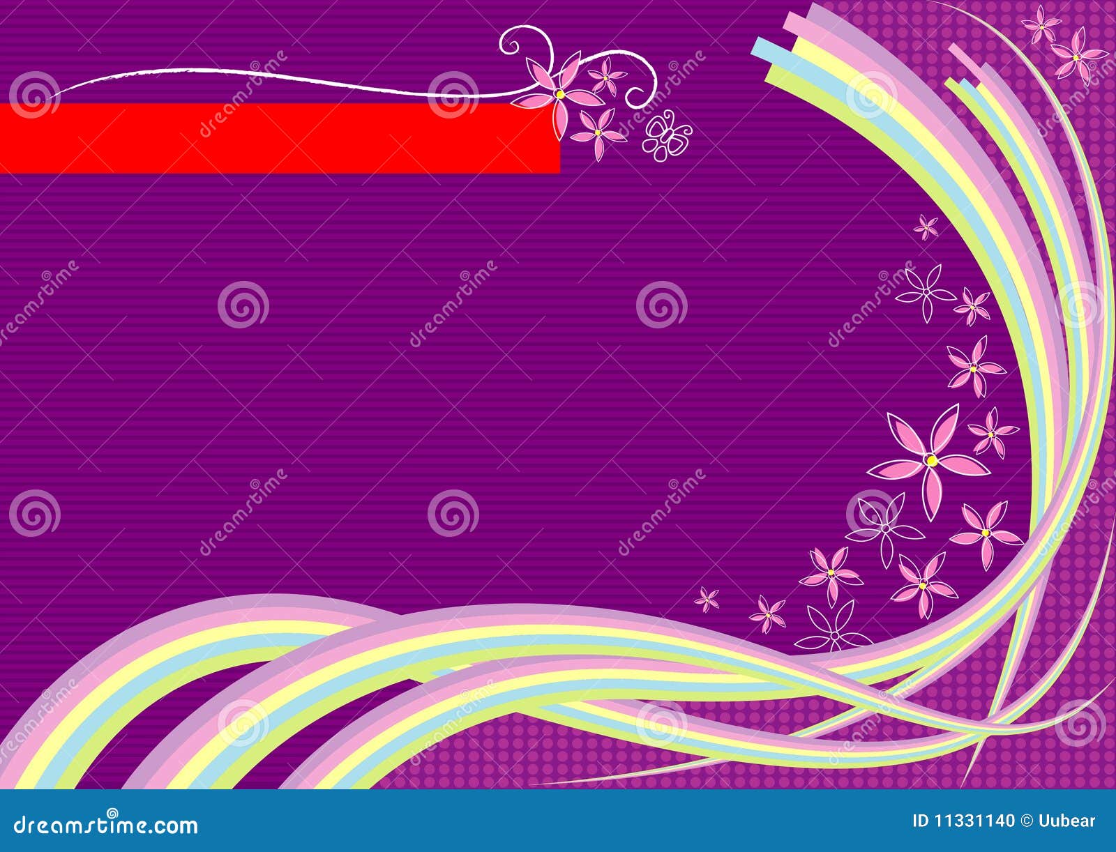 Purple abstract background. Purple background with wave lines, flower and wave lines, additional vector file