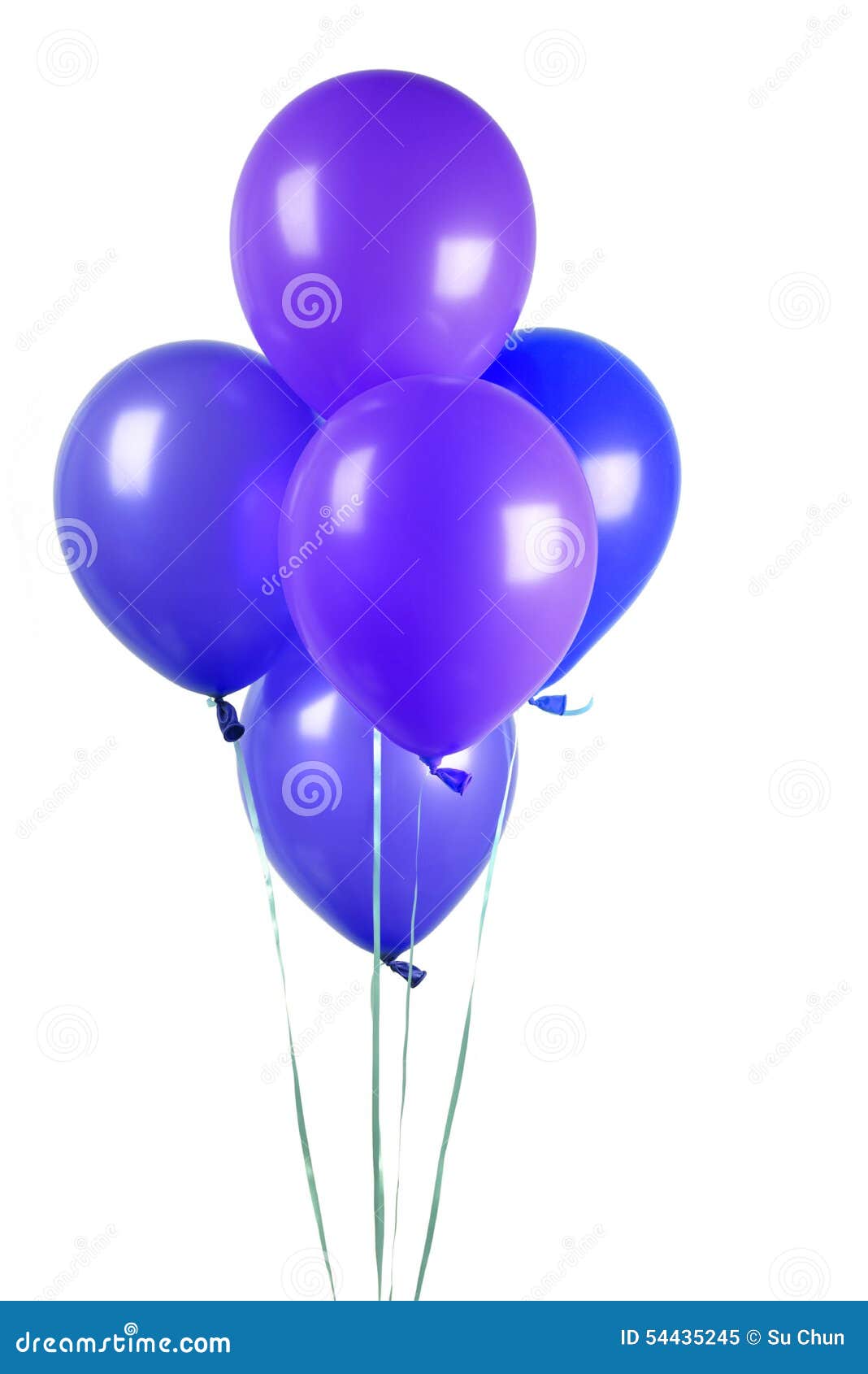 Purple balloons stock image. Image of floating, string 54435245