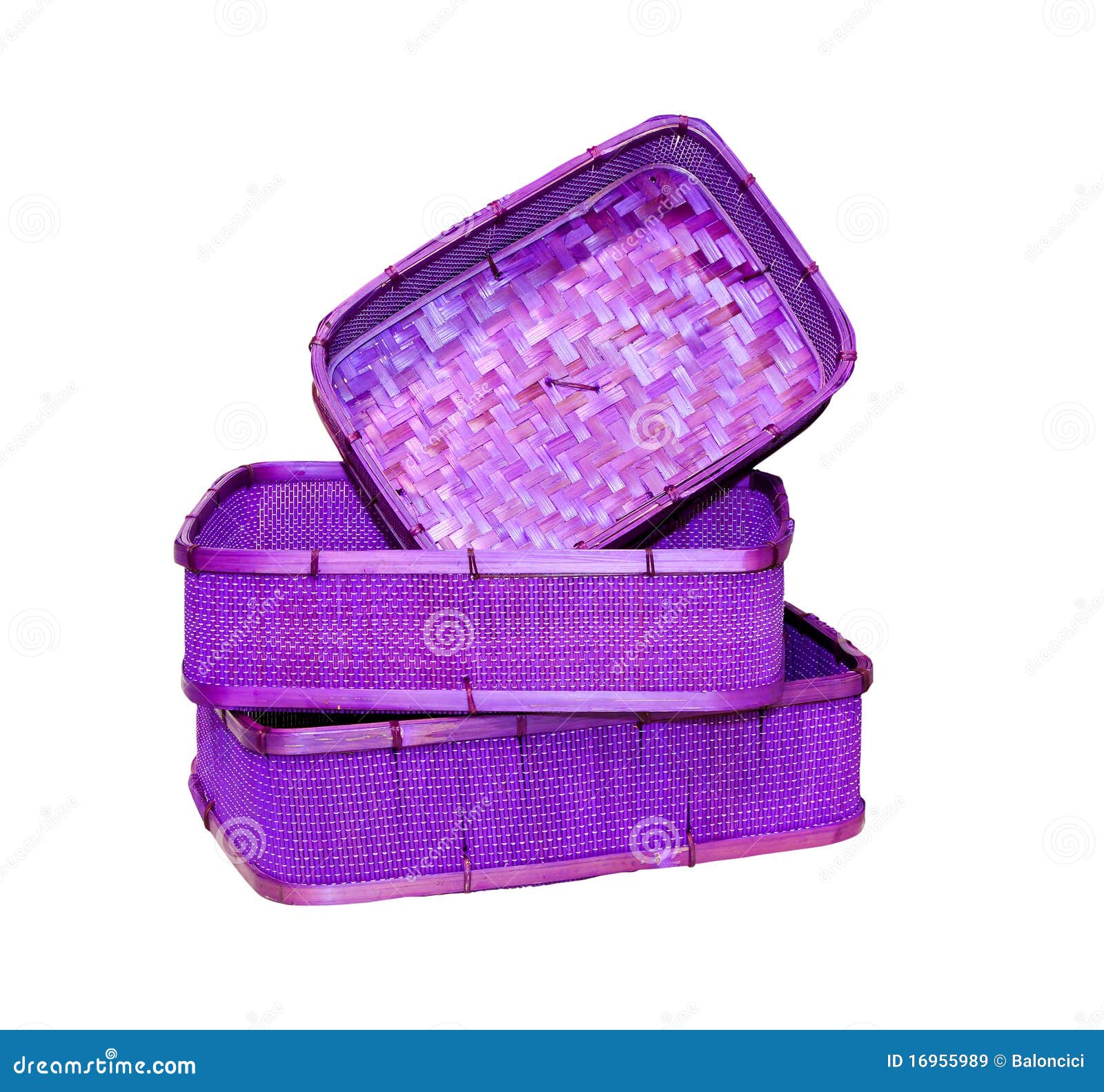 Purple baskets stock image. Image of home, object, accessory 16955989
