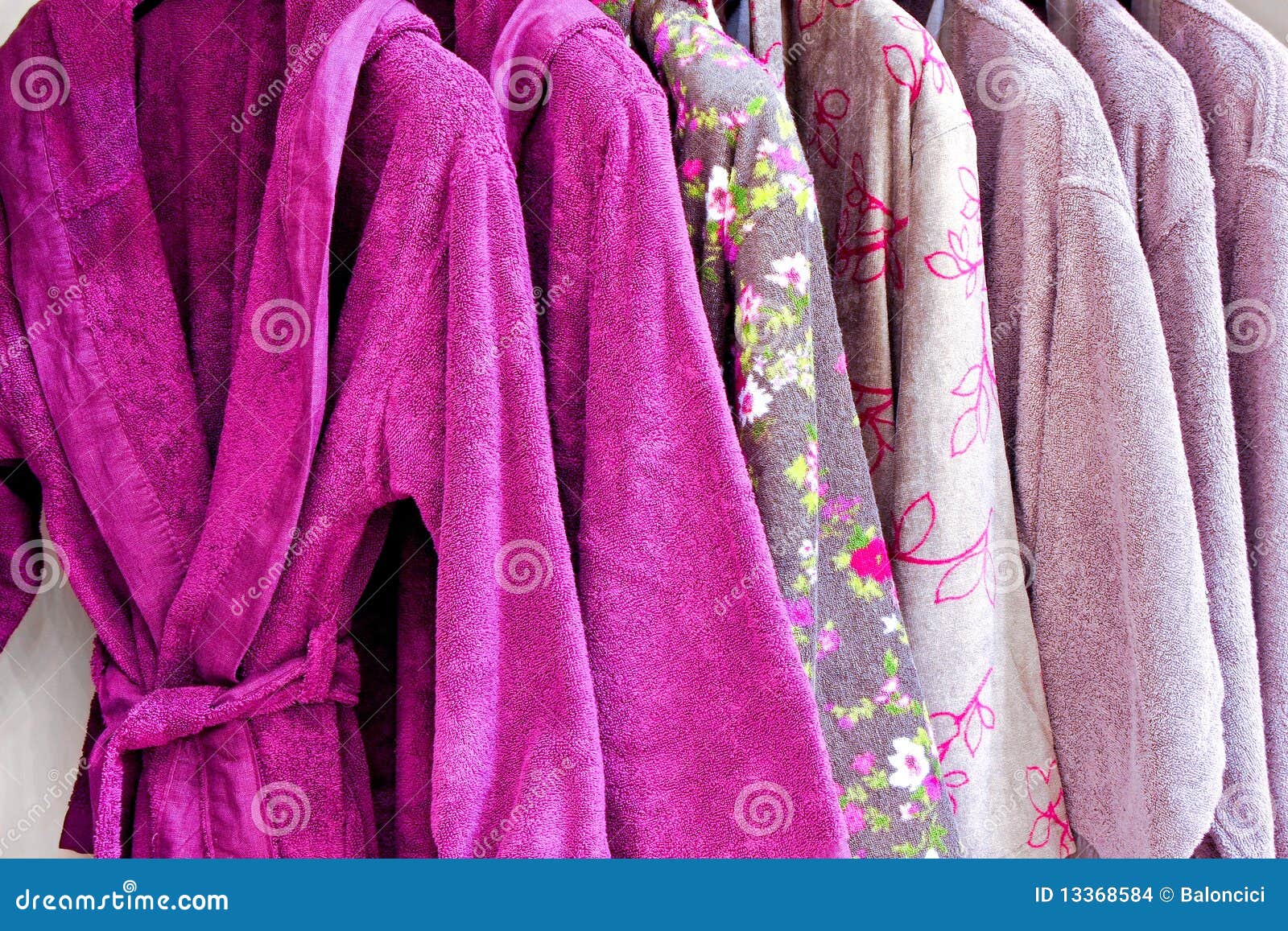 Purple bathrobe stock photo. Image of home, warn, purple 13368584