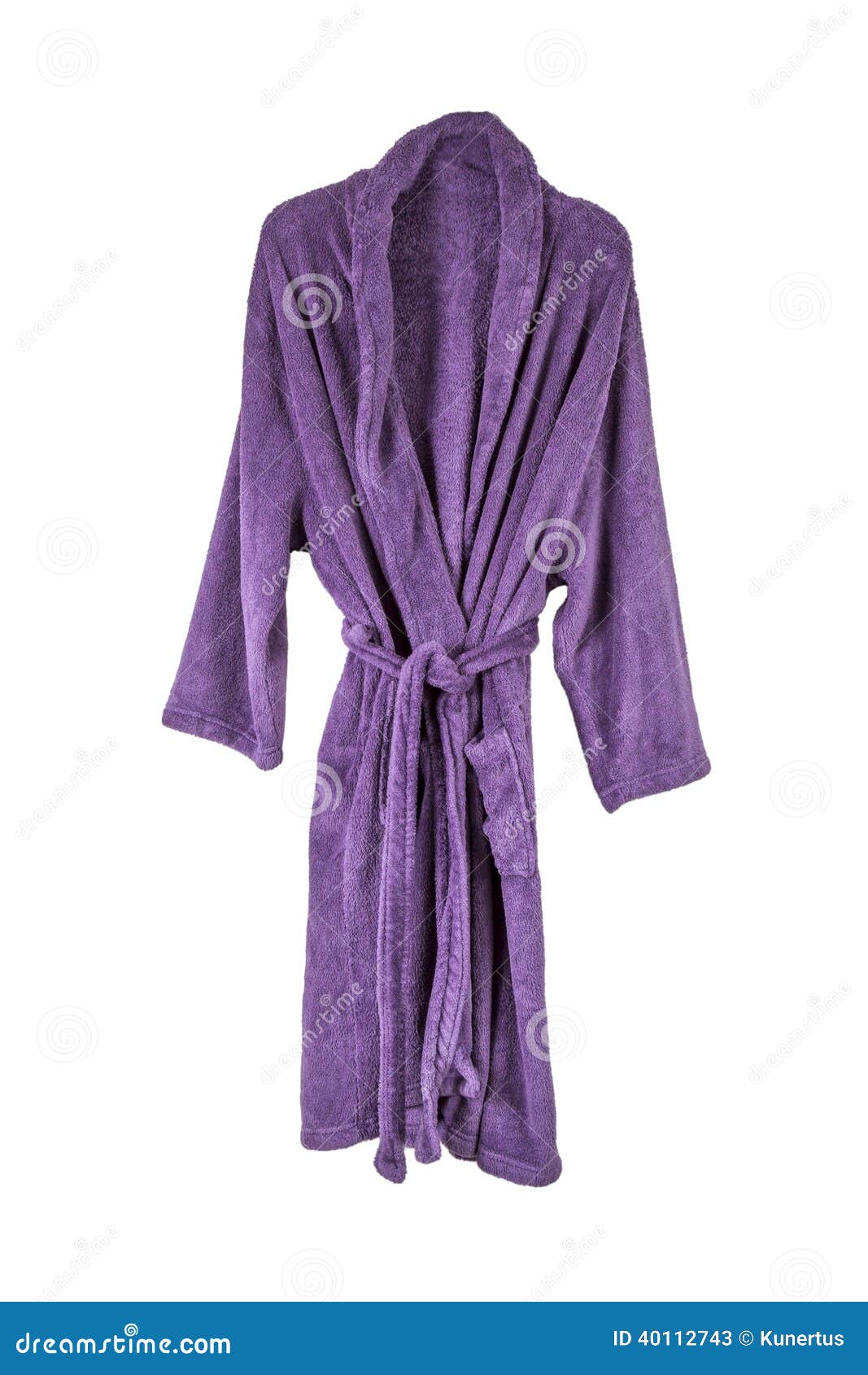 Purple Bathrobe stock image. Image of freshness, isolated 40112743