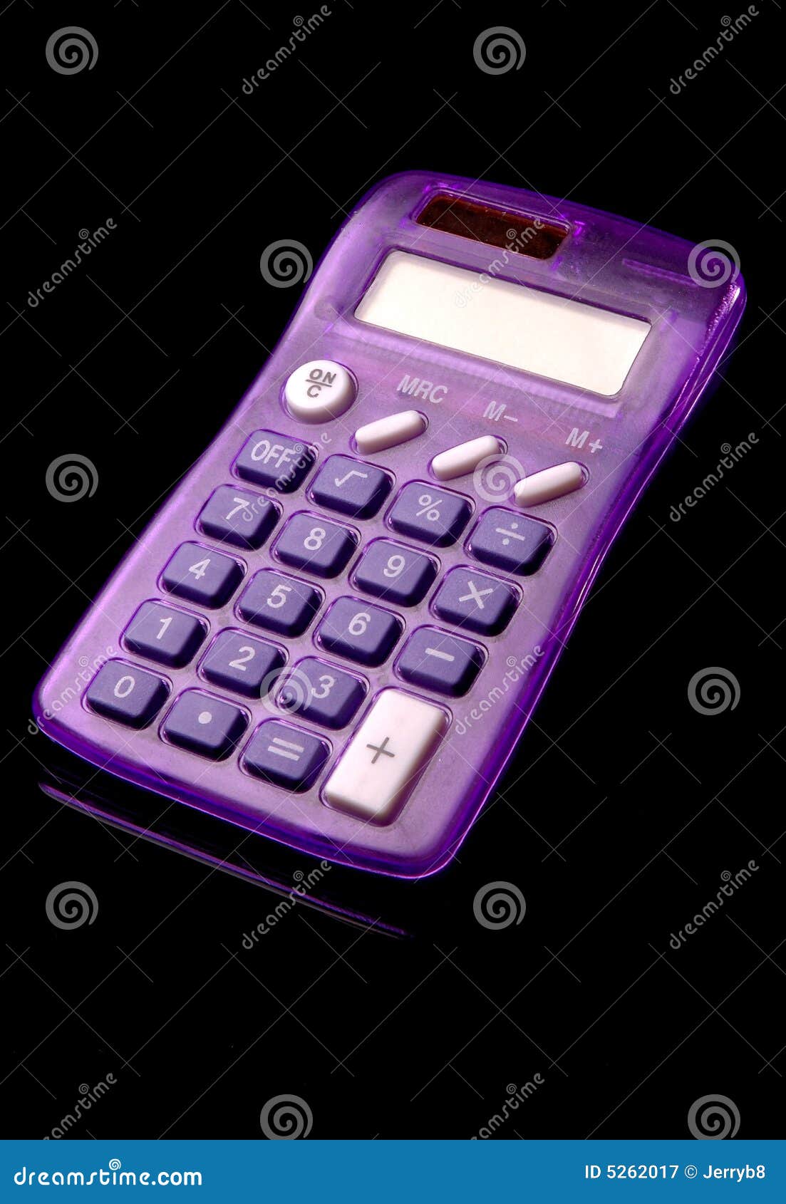 Purple Calculator stock image. Image of digital, numbers 5262017