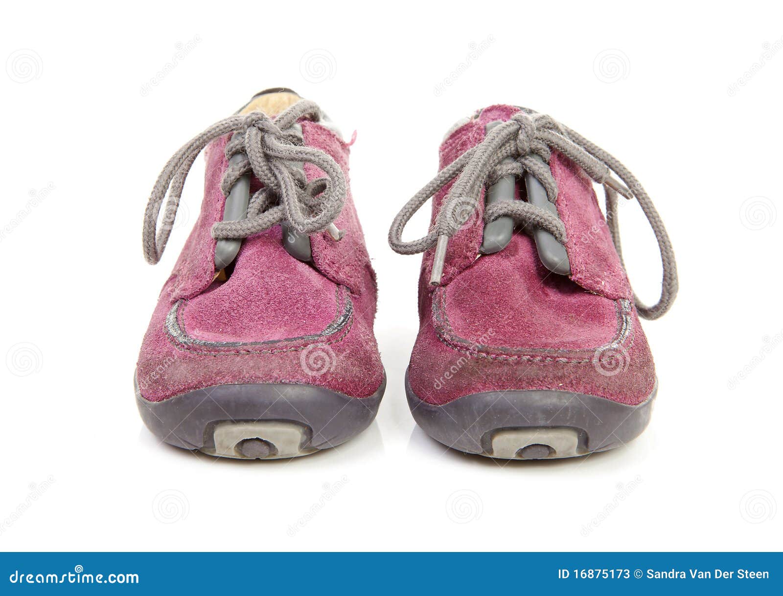 Purple Children S Shoes Worn Stock Image - Image of fashion, shoes ...
