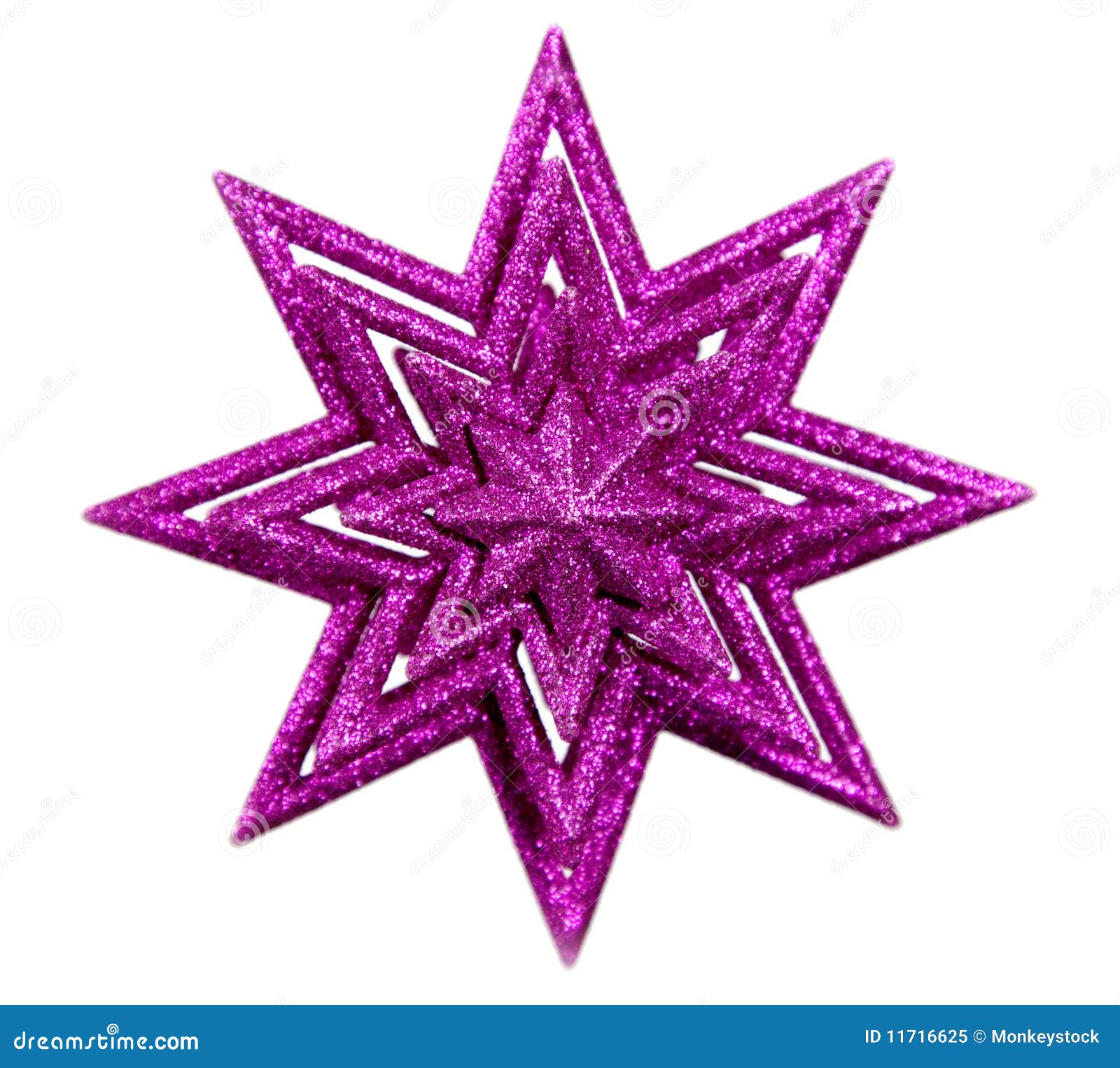 Purple Christmas Star stock image. Image of christmas 
