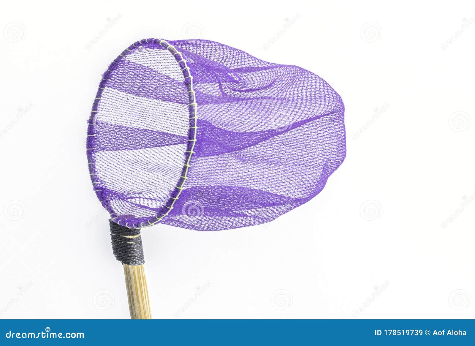 Purple Color Small Net for Fishing Isolate on White Background.Close Up  Aquarium Fish Net Scoop in Circle Shape. Stock Image - Image of small,  fishing: 178519739